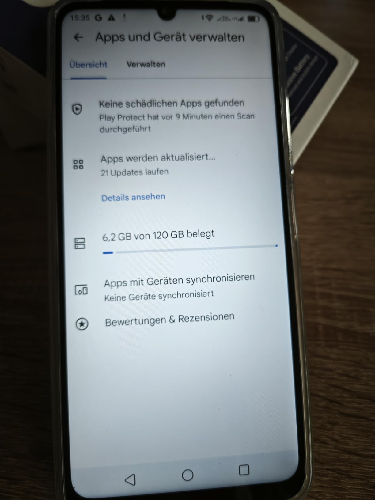 Umidigi G9x Smartphone 8GB 128GB Schwarz 90Hz