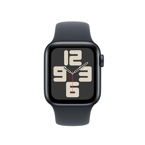 Apple Watch Sportarmband 40 mm Armband Schwarz M/L Fluorelastomer
