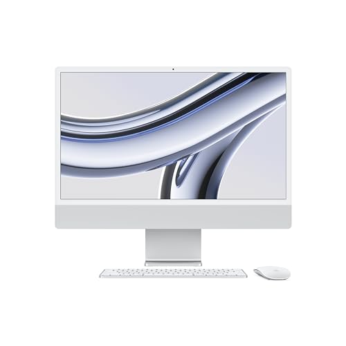 Apple iMac M3 2023 24" 8/256GB All-in-One Silber 4.5K