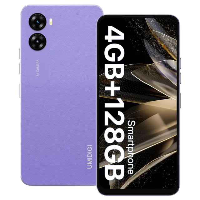 UMIDIGI G3 Plus Smartphone 128GB Lila 6,52 Zoll