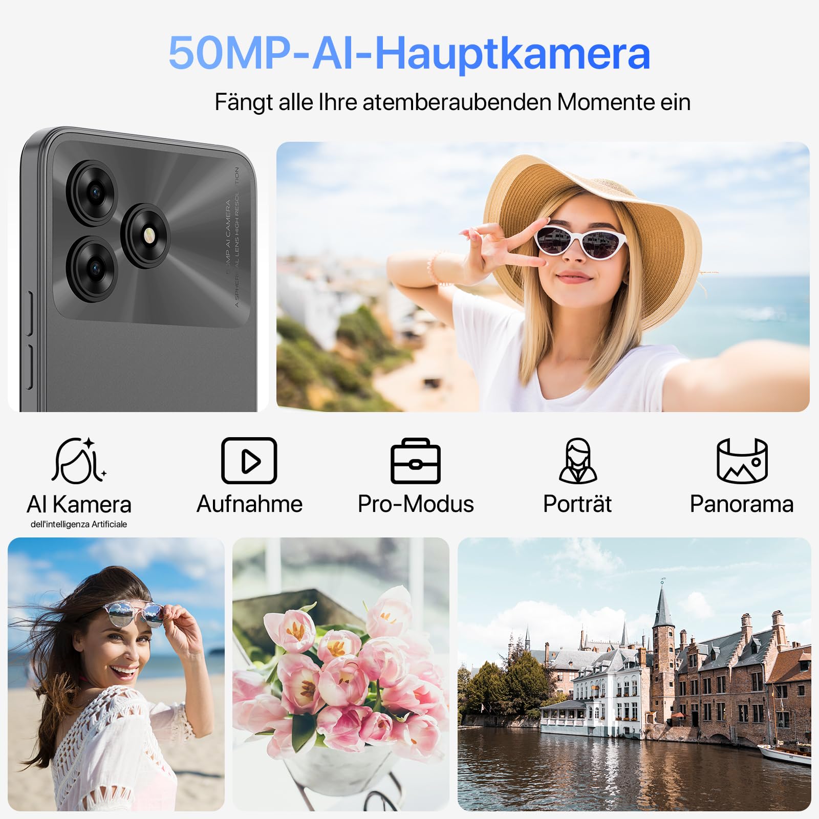 UMIDIGI G5 Smartphone 6,6 Zoll 16GB RAM 128GB 50MP