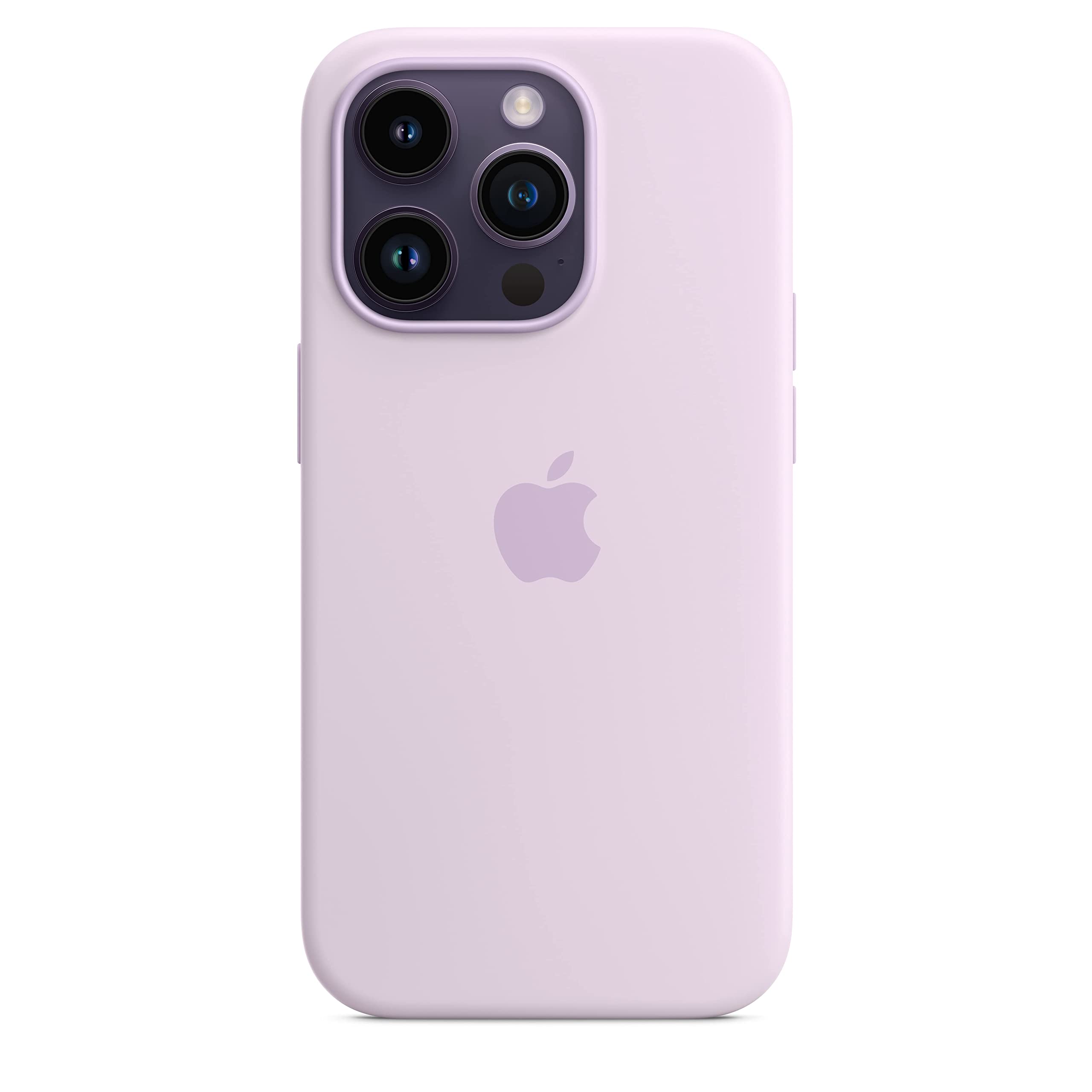 Apple iPhone 14 Pro Silikon Hülle MagSafe Flieder
