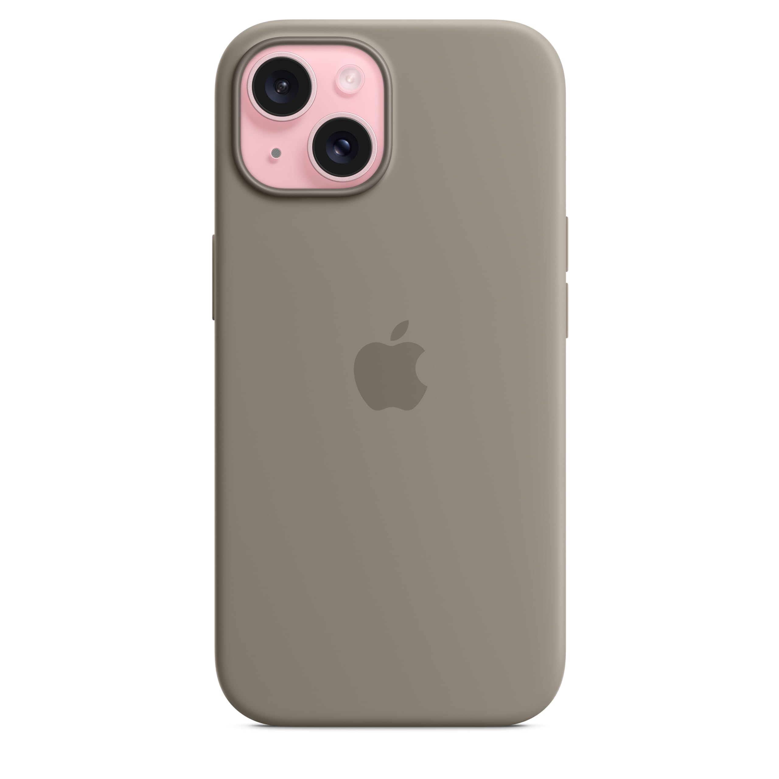 Apple iPhone 15 Silikon Case MagSafe Tonbraun