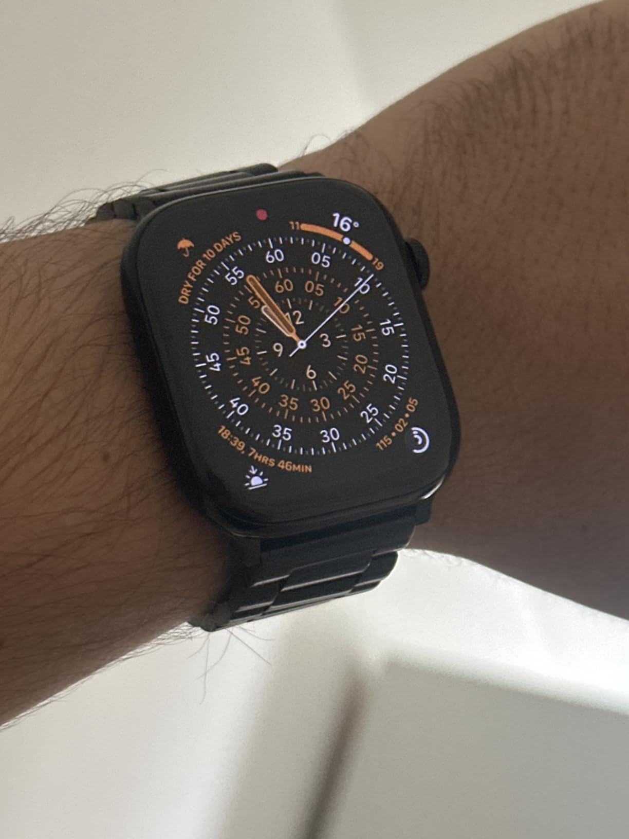 Apple Watch Series 11 GPS 42 mm Diamantschwarz S/M