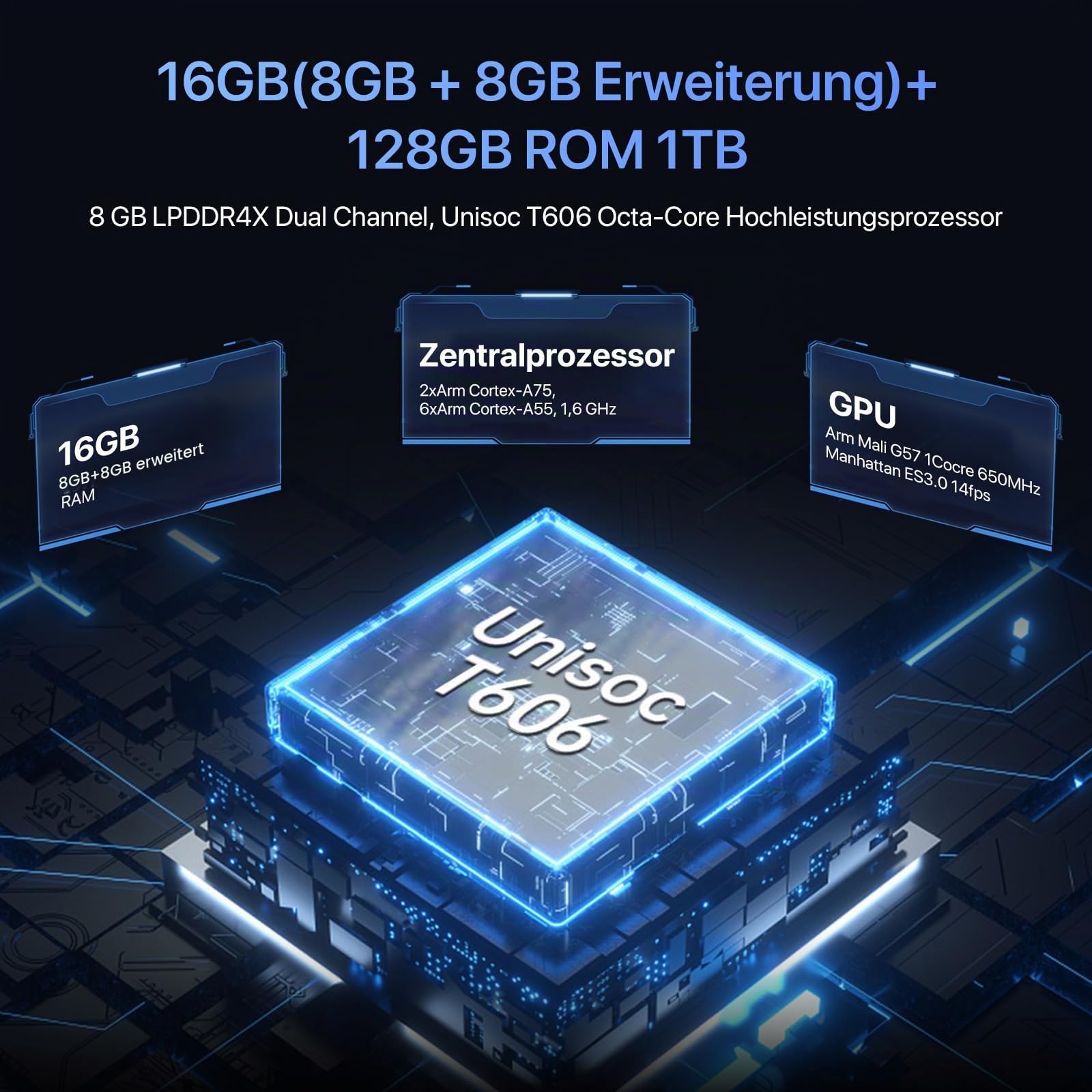 UMIDIGI G3 Max Smartphone 128GB 6,6 Zoll 50MP 4G