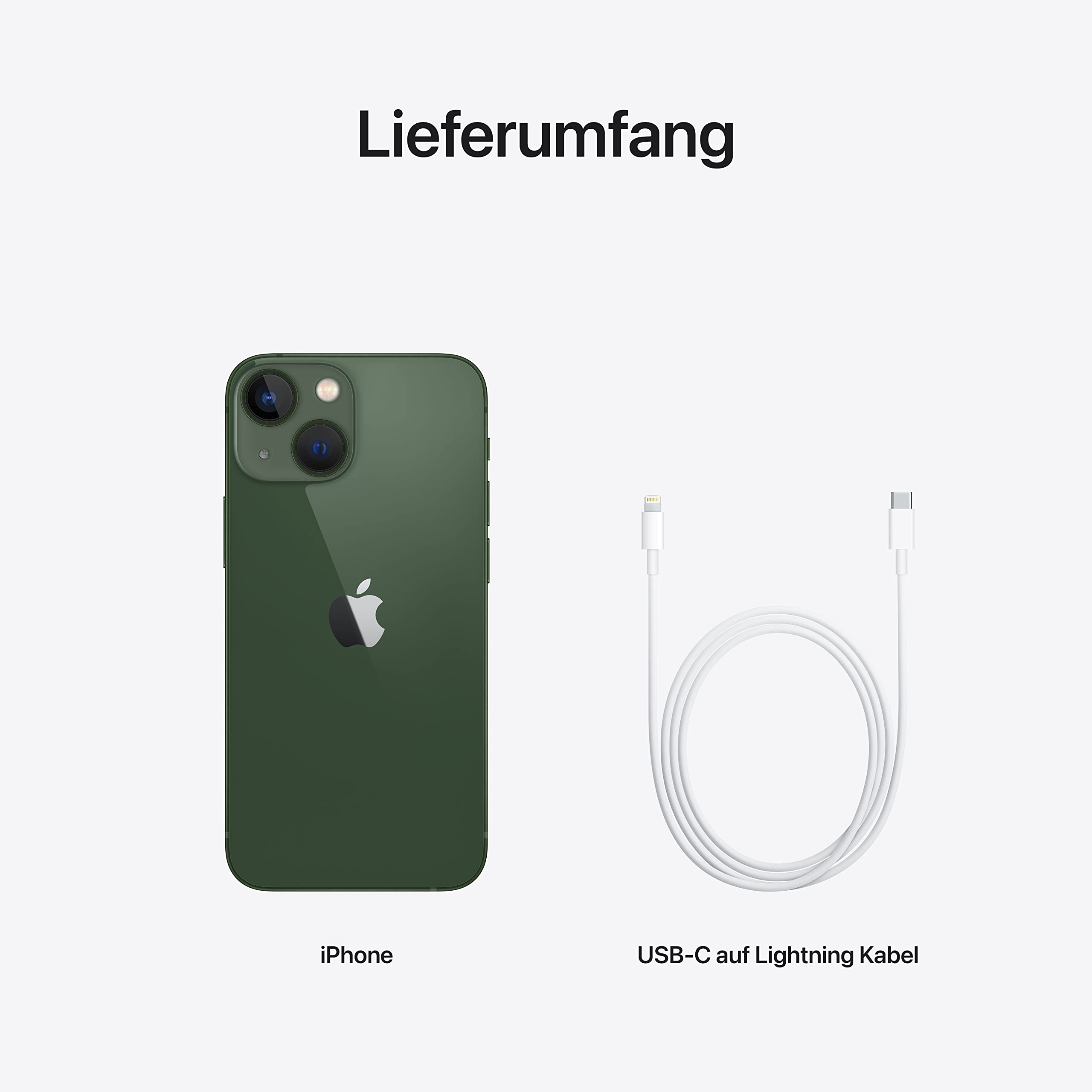 Apple iPhone 13 mini 256 GB Smartphone Grün 5,4 Zoll 5G