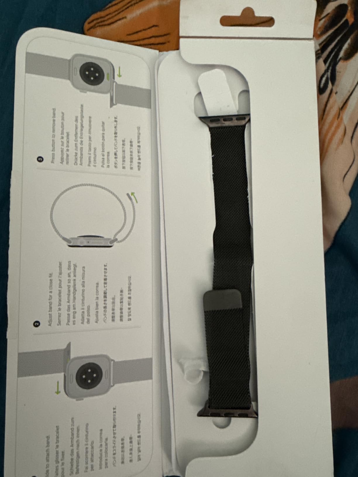 Apple Watch Milanaise Armband 40mm Natur Edelstahl