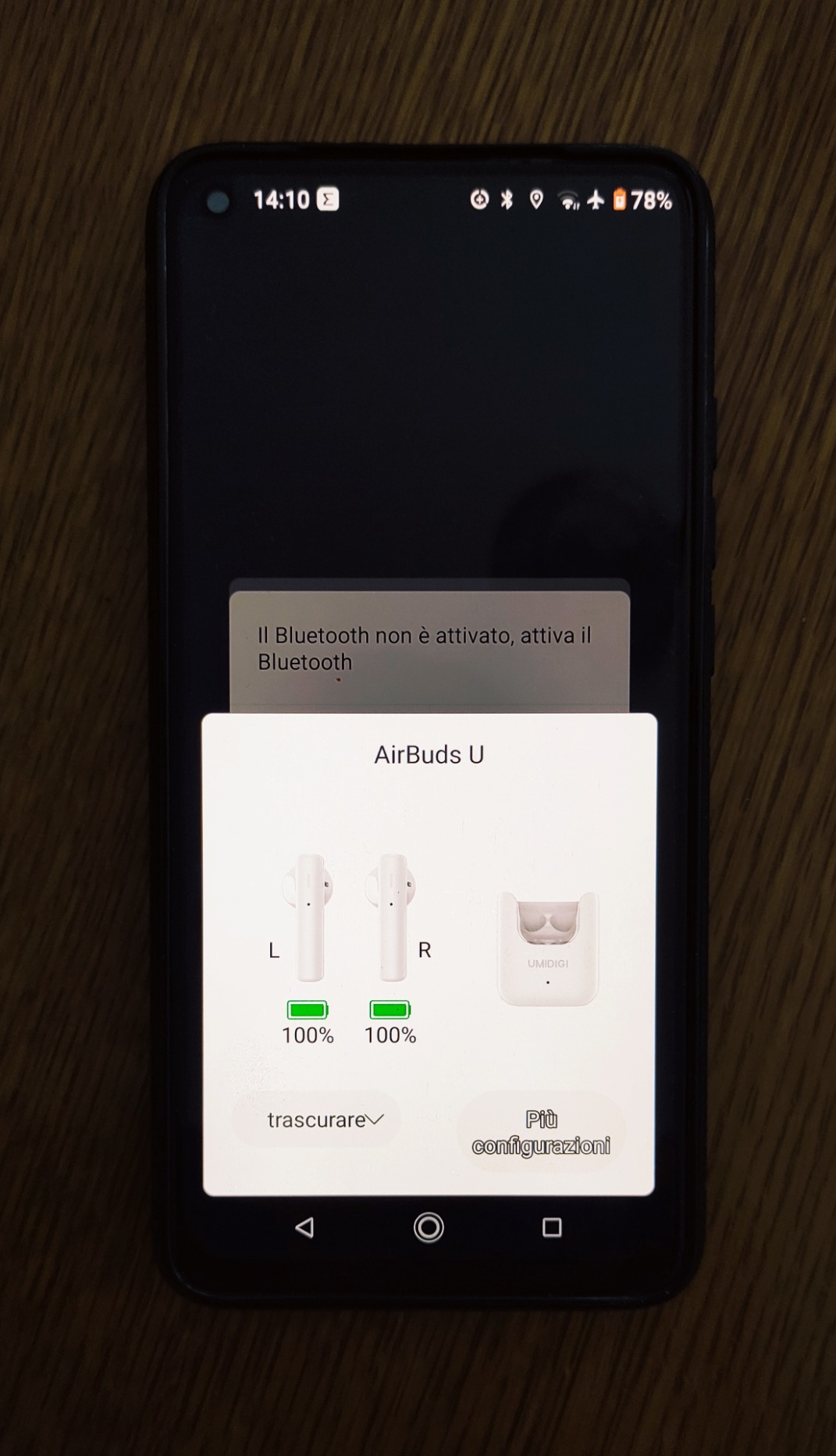 UMIDIGI AirBuds U Kopfhörer Rock Red ENC 24h
