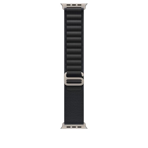 Apple Alpine Loop Armband 49 mm Schwarz M Textil