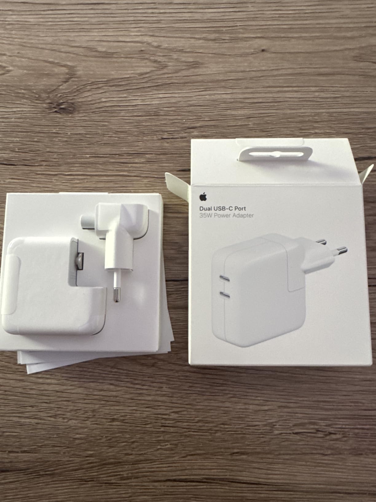 Apple 35W Dual USB-C Port Power Adapter Ladegerät 35W