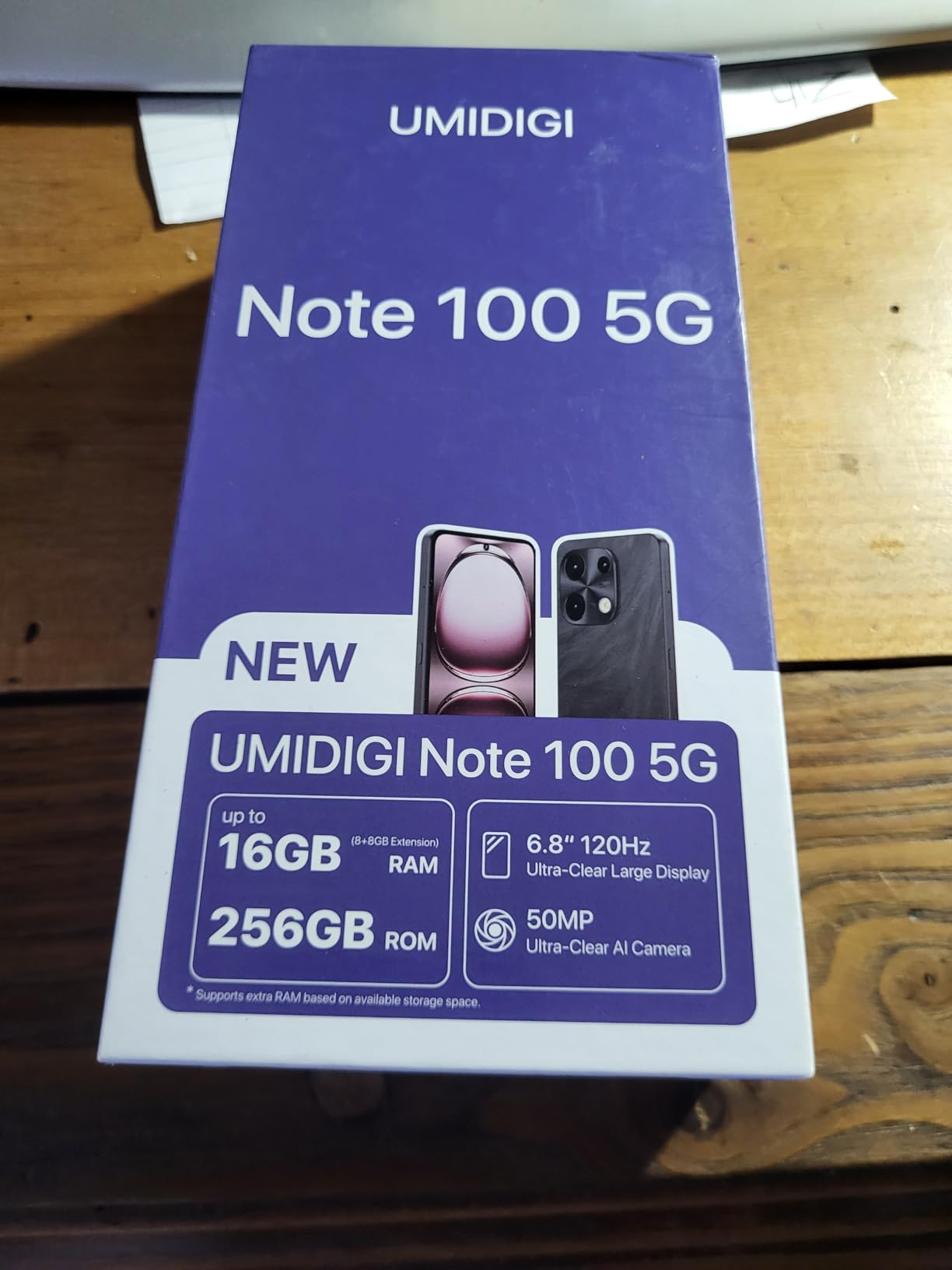 UMIDIGI Note 100 5G Smartphone 16/256GB 50MP 6,8 Zoll