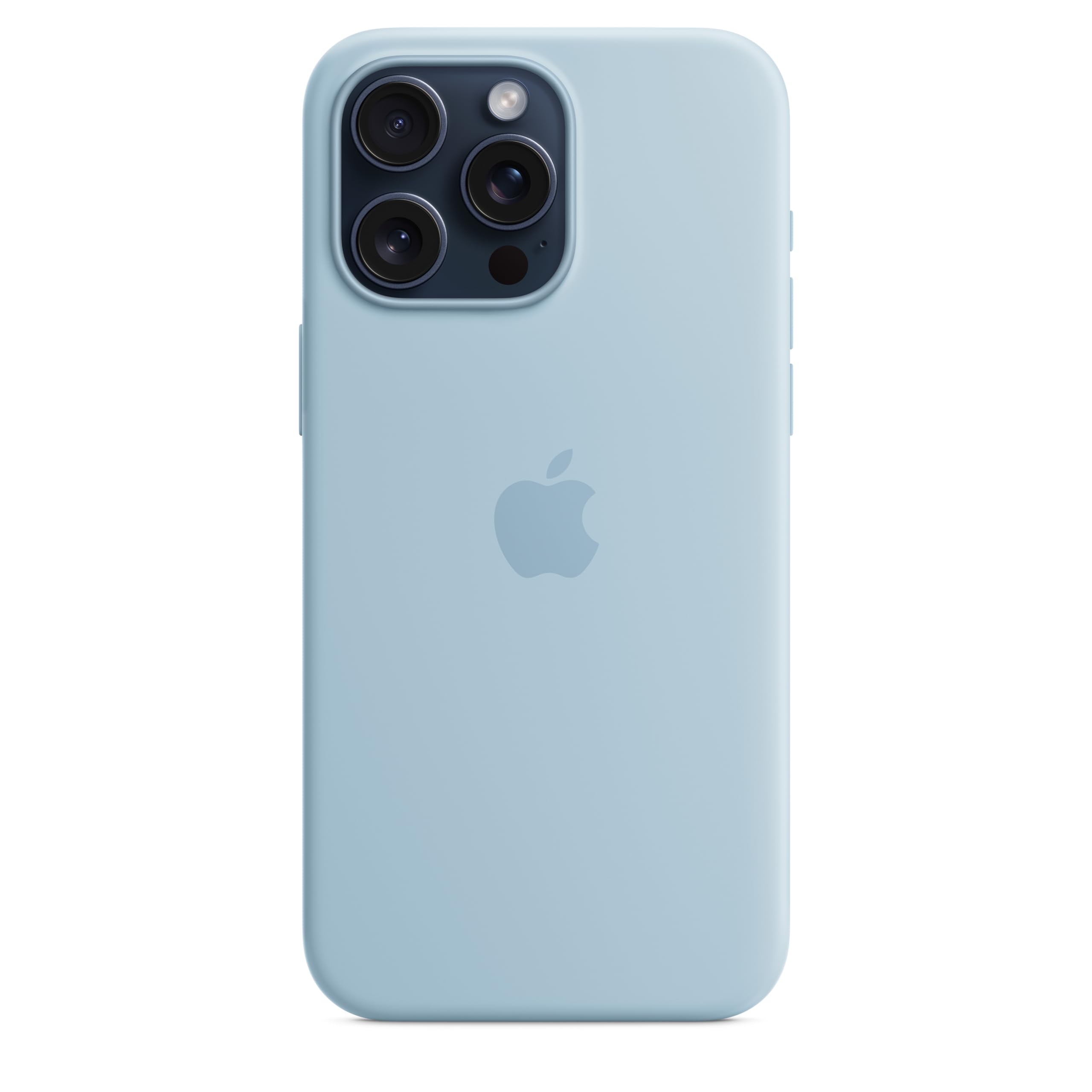 Apple iPhone 15 Pro Max Silikon Case MagSafe Hellblau