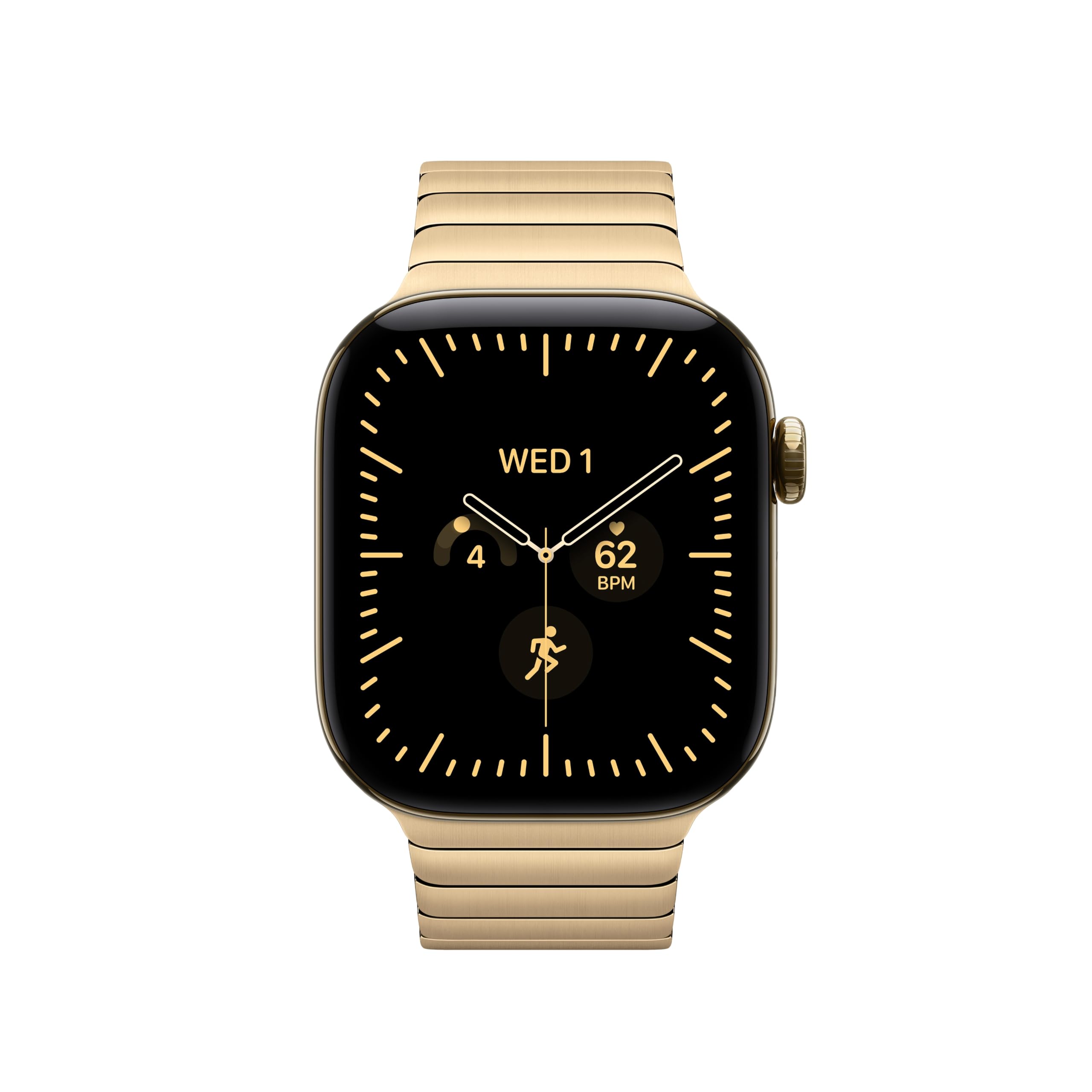 Apple Watch Gliederarmband 42 mm Armband Brillantgold Edelstahl