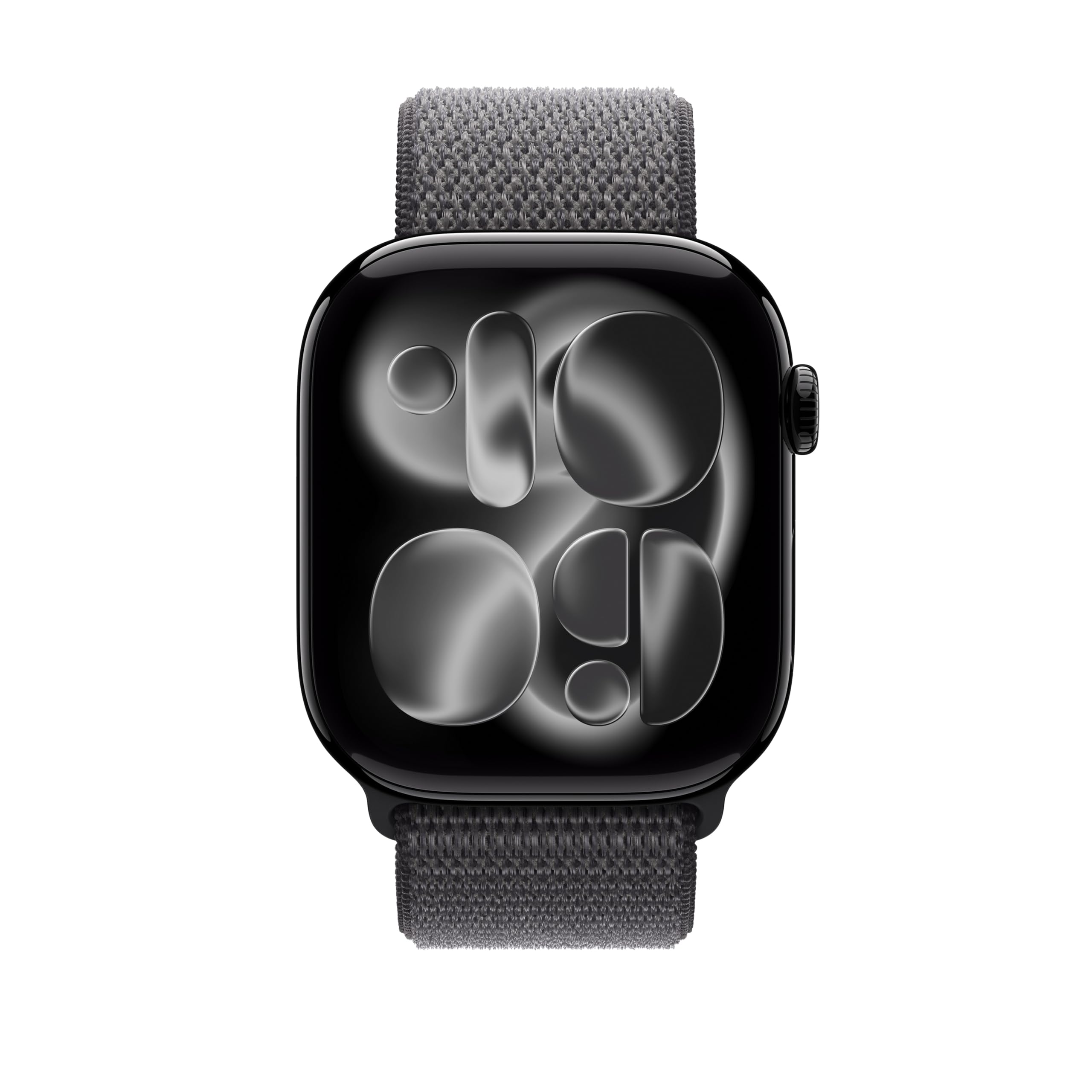 Apple Watch Sport Loop 46mm Armband Dunkelgrau XL Nylon