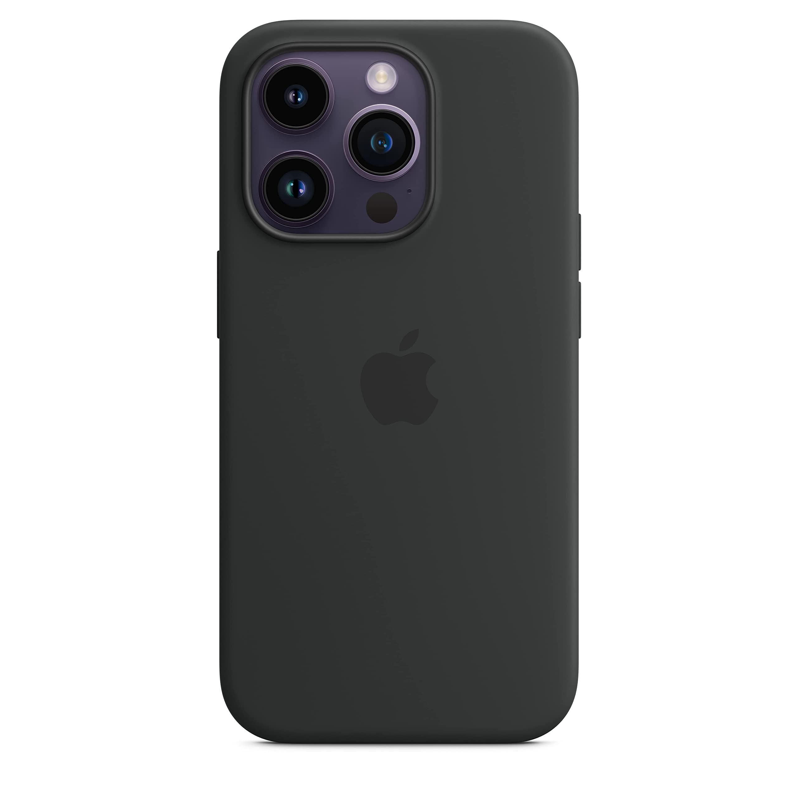 Apple iPhone 14 Pro Silikon Case MagSafe Mitternacht