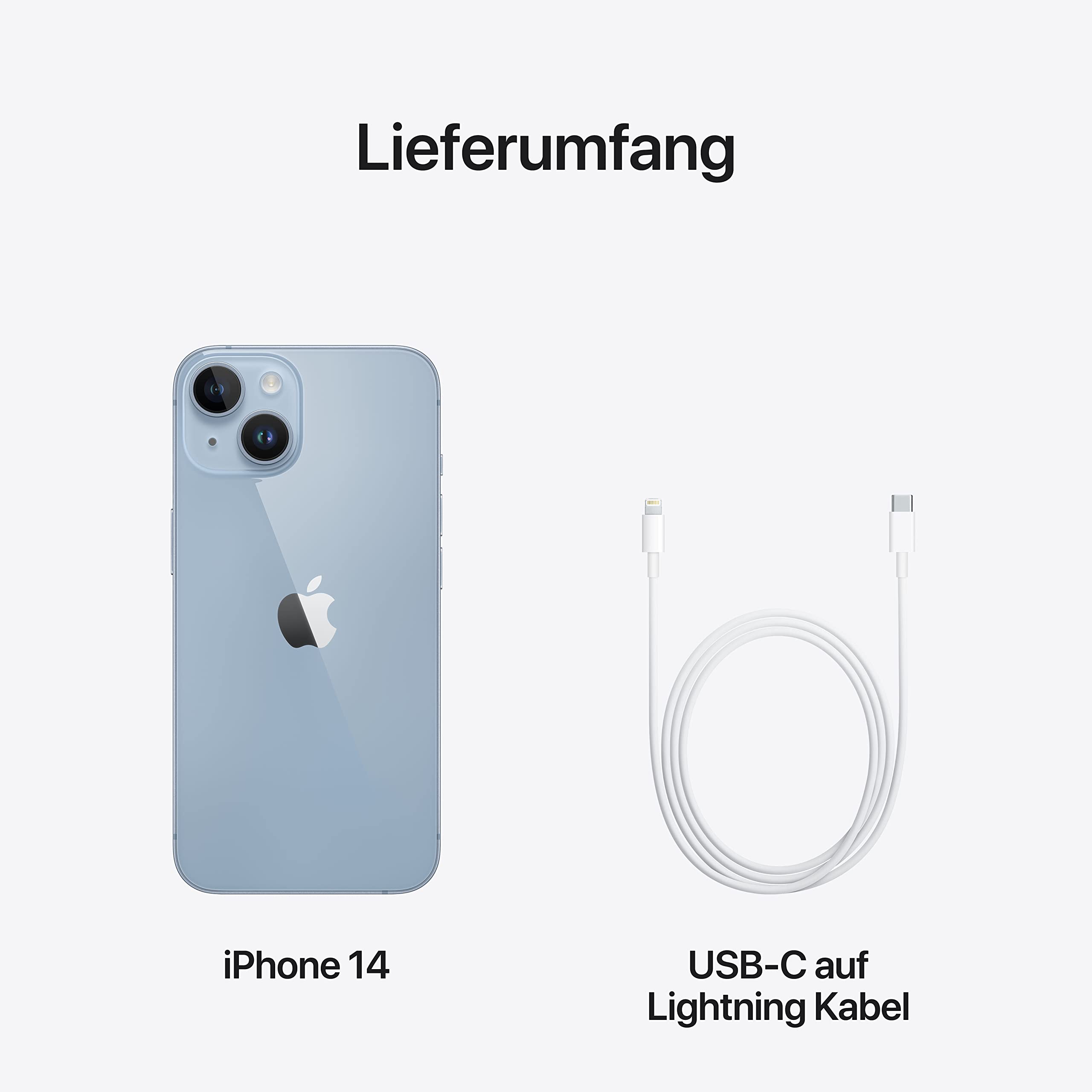 Apple iPhone 14 Smartphone 256GB Blau 6,1 Zoll 5G
