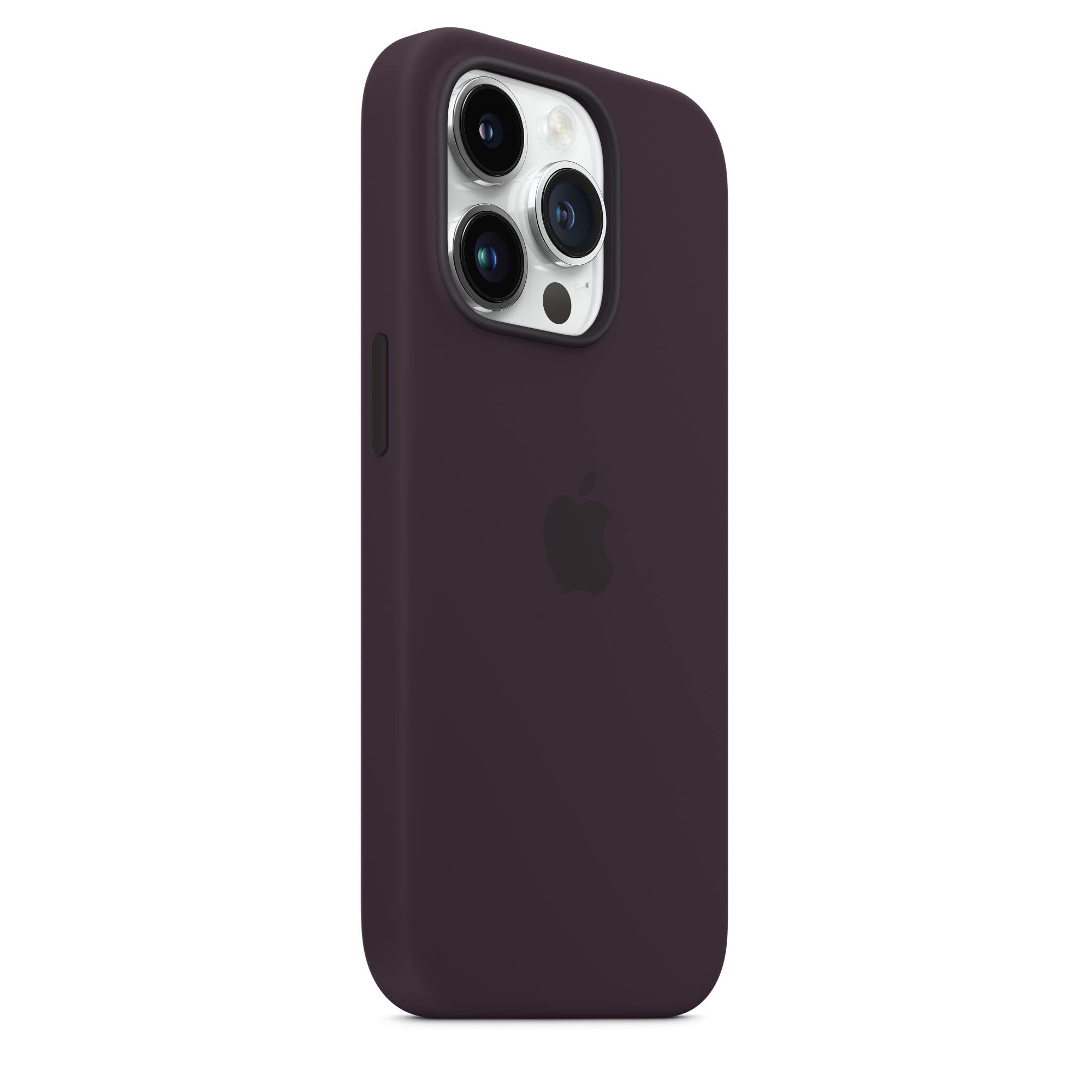 Apple iPhone 14 Pro Silikon Hülle Holunder MagSafe