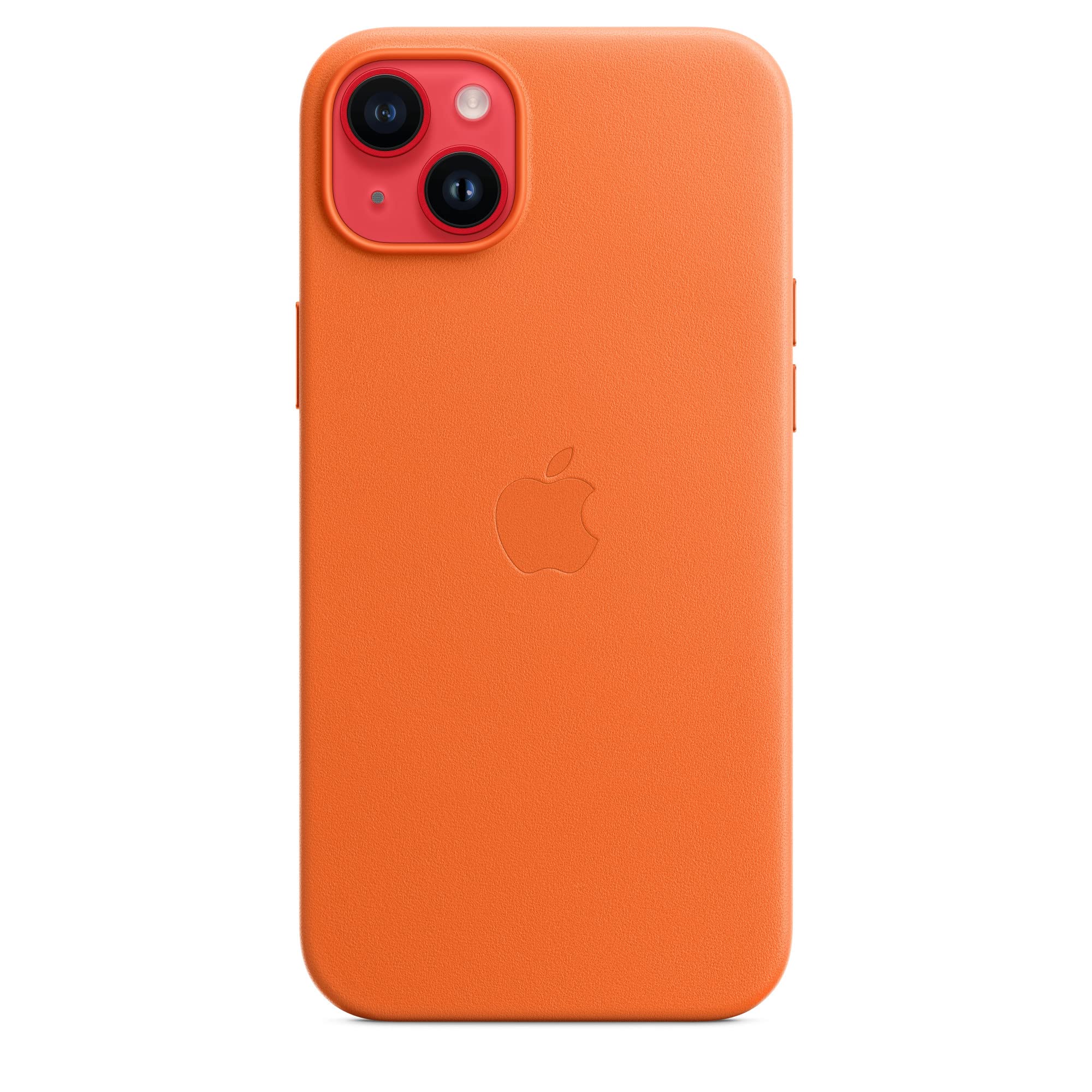 Apple iPhone 14 Plus Lederhülle MagSafe Orange