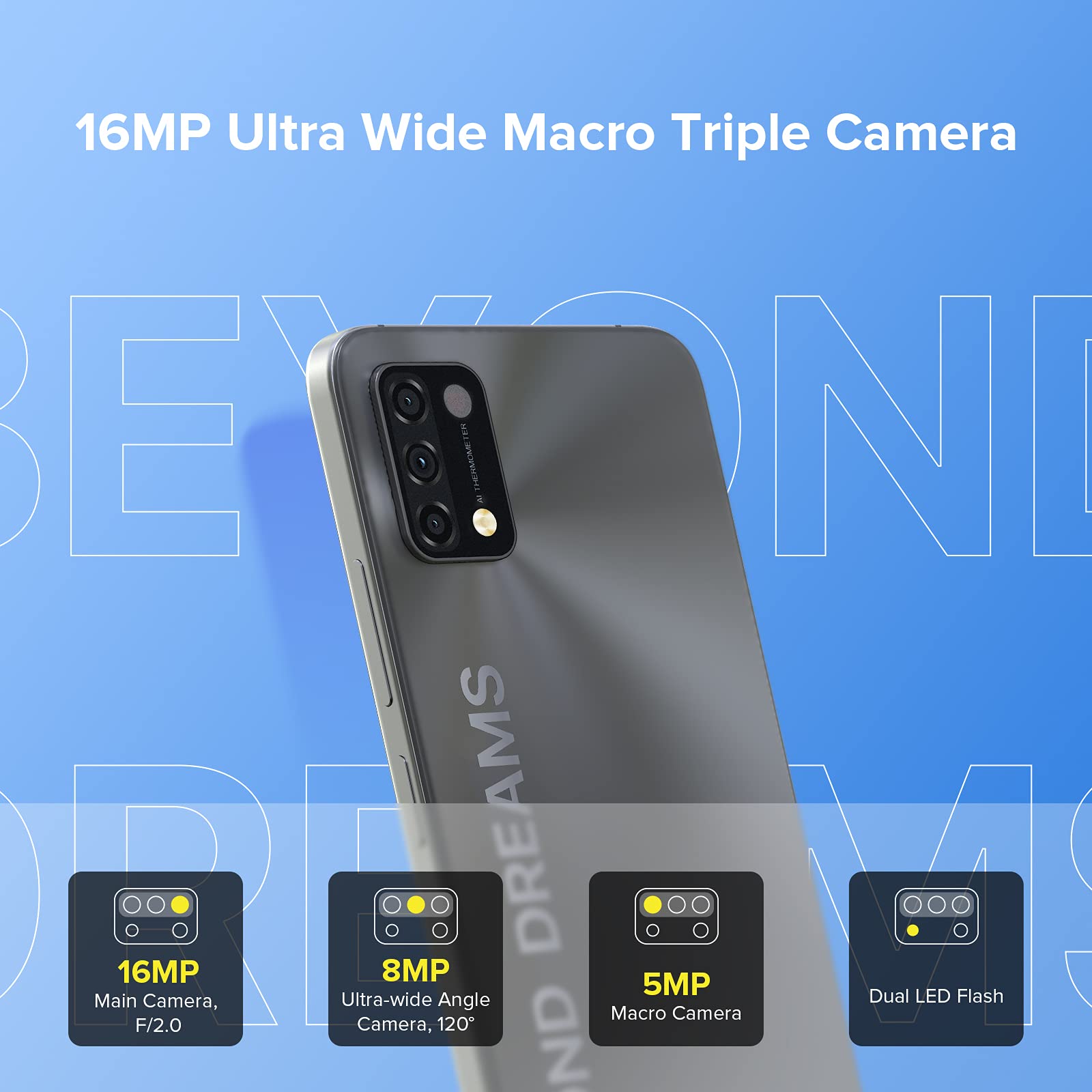 UMIDIGI A11 Smartphone ohne Vertrag 64GB 5150mAh Dual-SIM