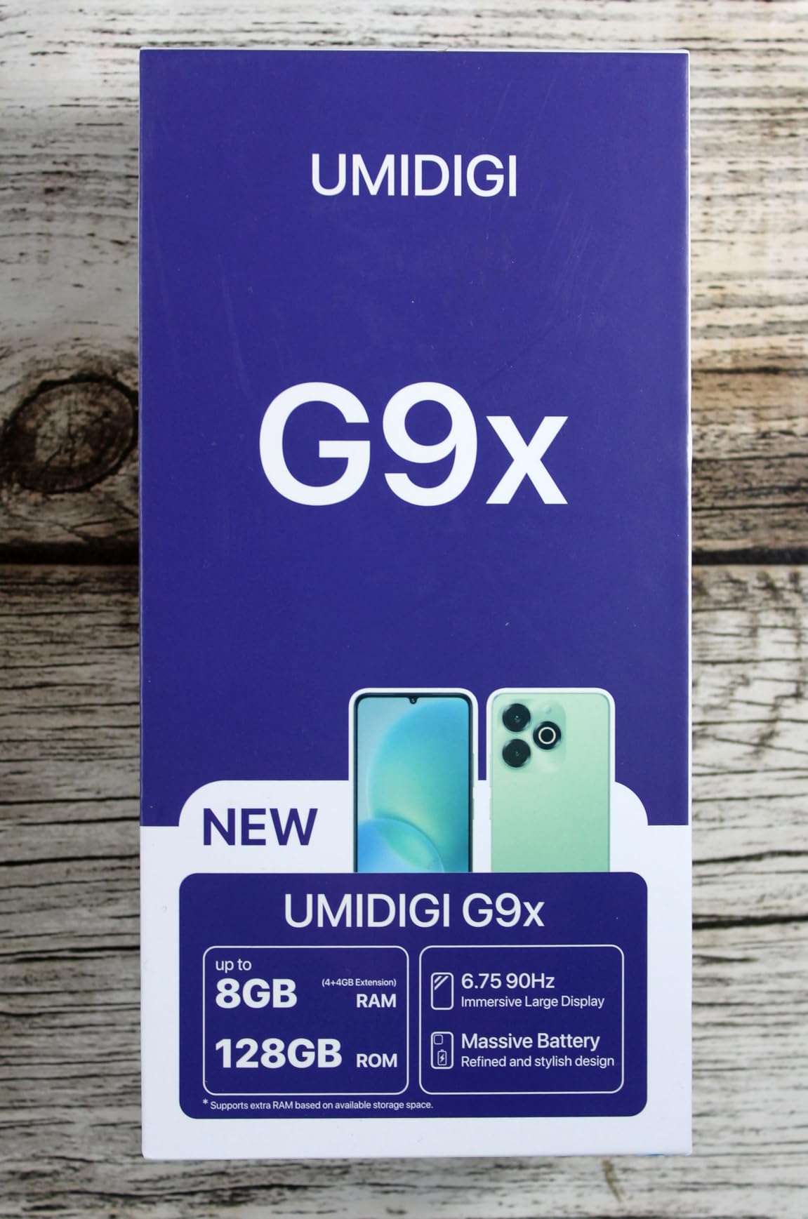 Umidigi G9x Smartphone 8GB 128GB Schwarz 90Hz