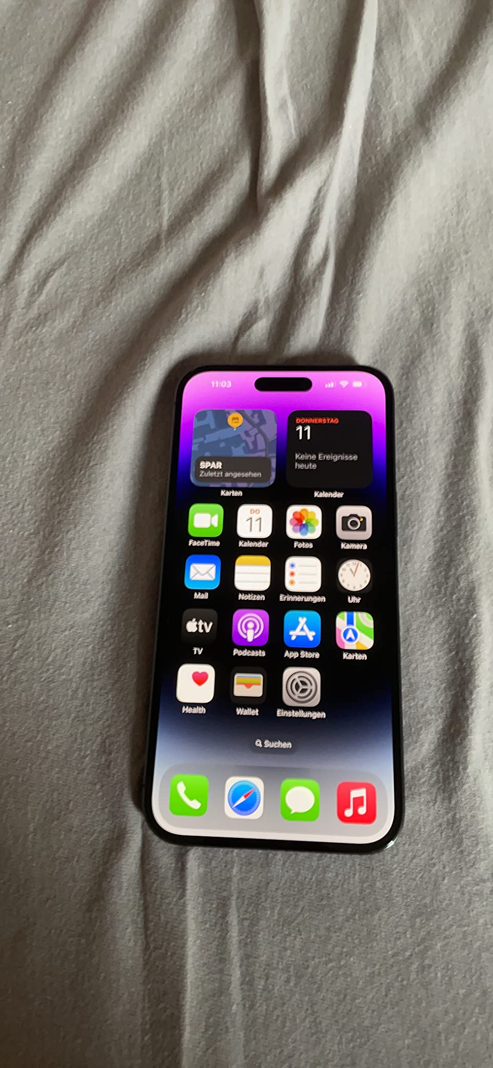 Apple iPhone 14 Pro Max Handy 128 GB Silber 6,7 Zoll