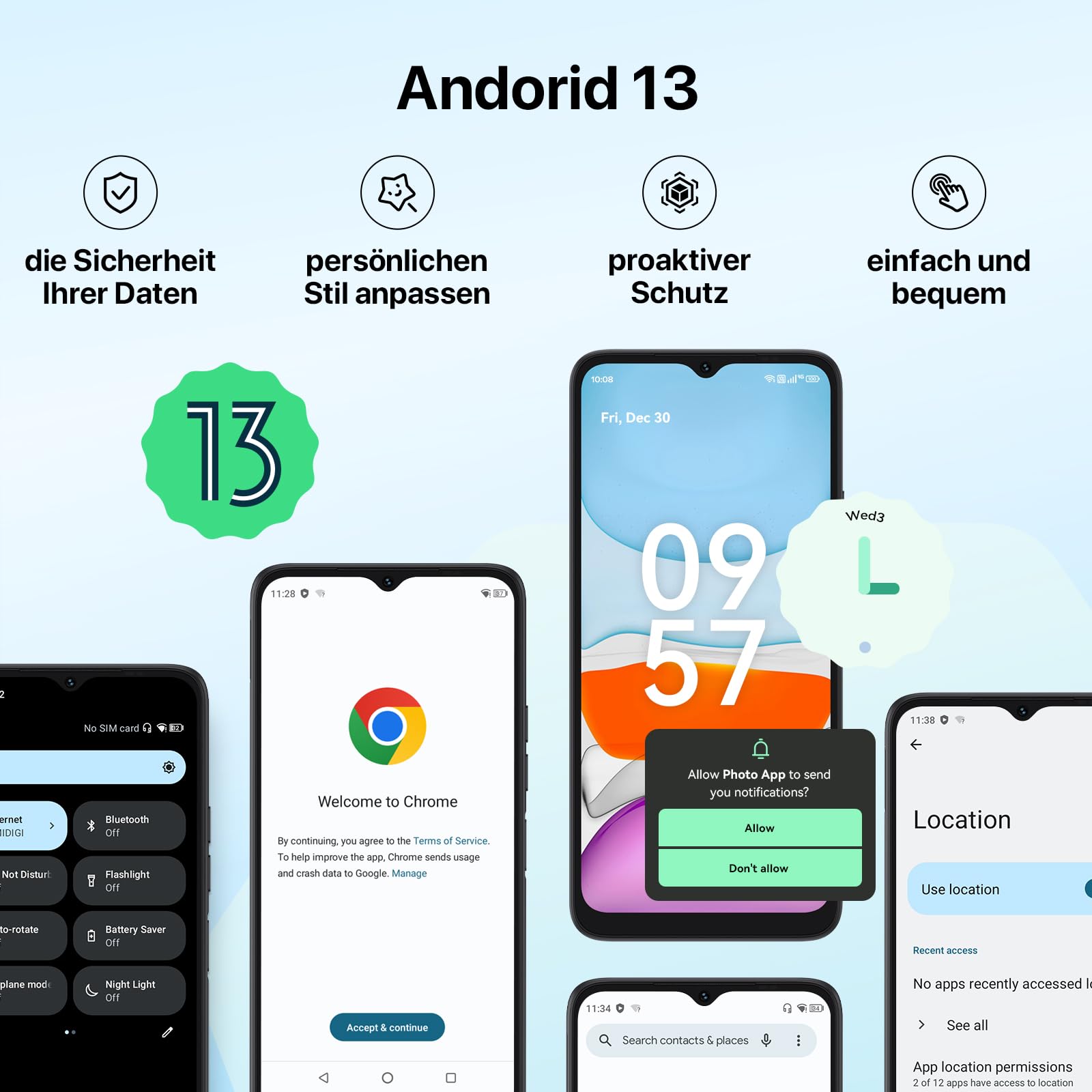 UMIDIGI G2 Smartphone 32GB ohne Vertrag 6,52 Zoll HD