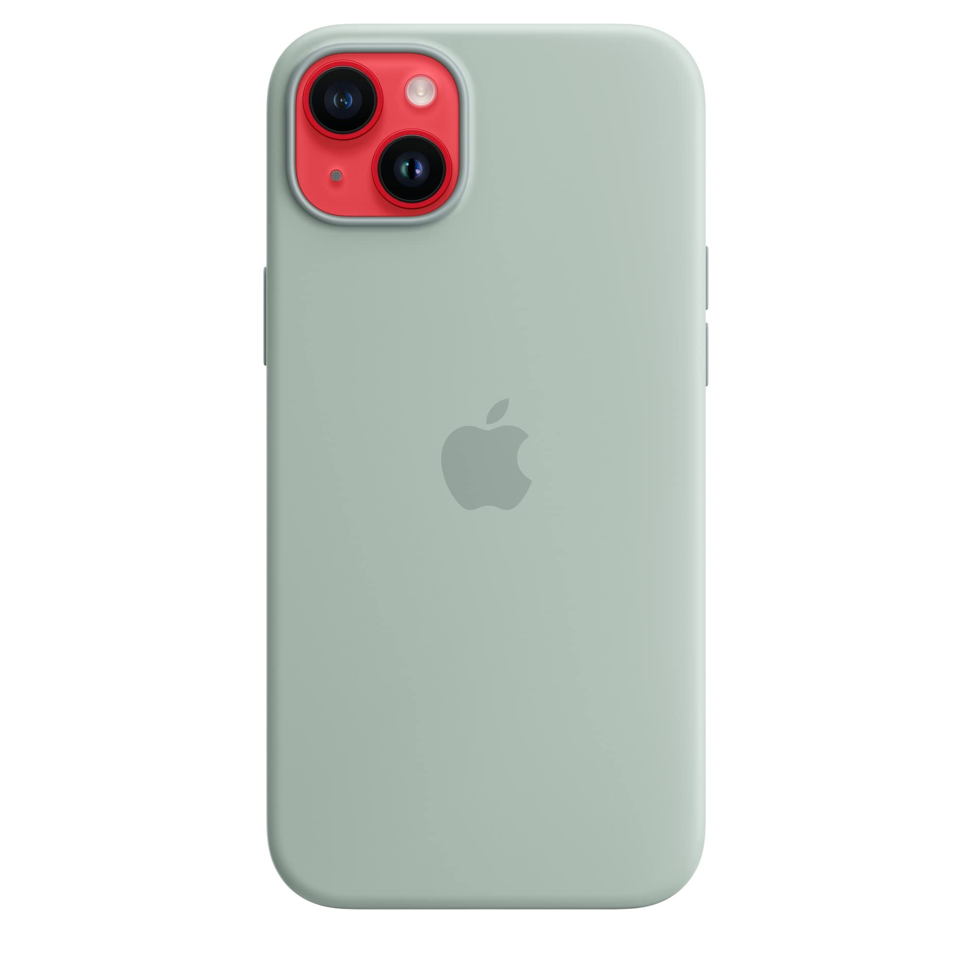 Apple iPhone 14 Plus Silikon Case Hülle Agavengrün MagSafe