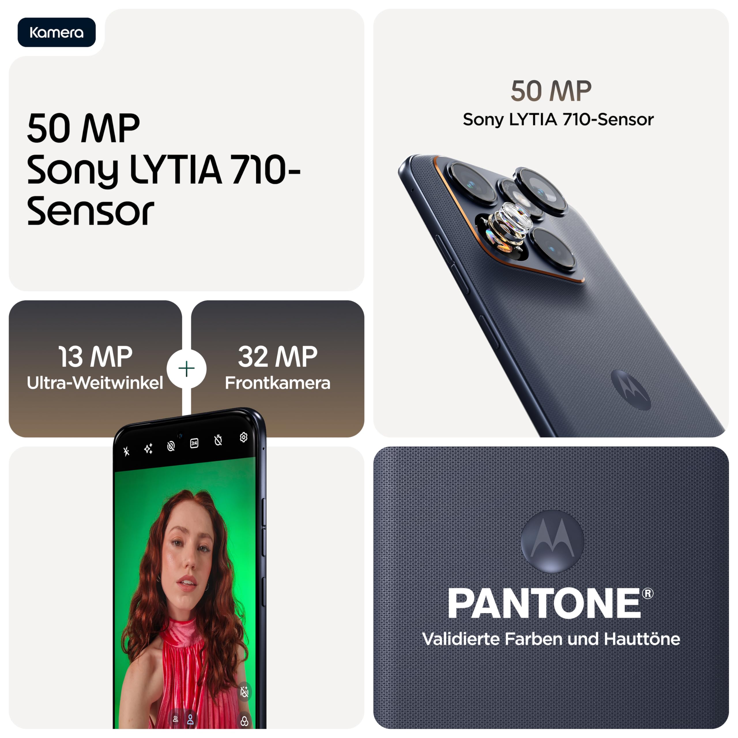 Motorola Edge 70 Fusion Smartphone 8+256GB Silhouette 50MP