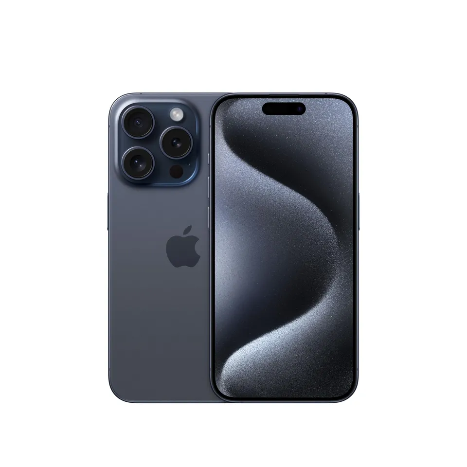 Apple iPhone 15 Pro 128GB Smartphone Titan Blau