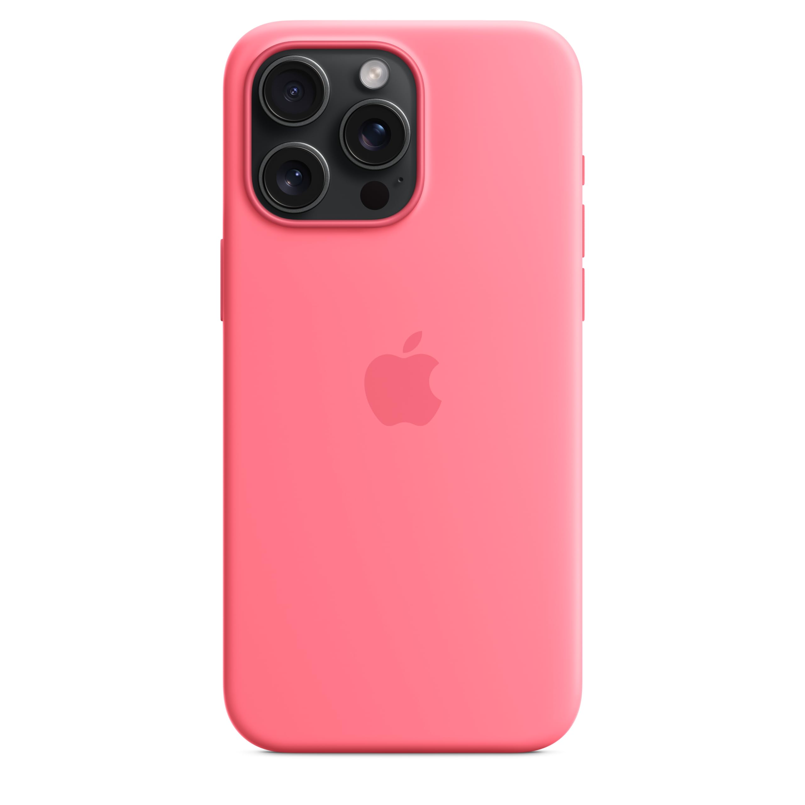 Apple iPhone 15 Pro Max Silikon Case Pink mit MagSafe