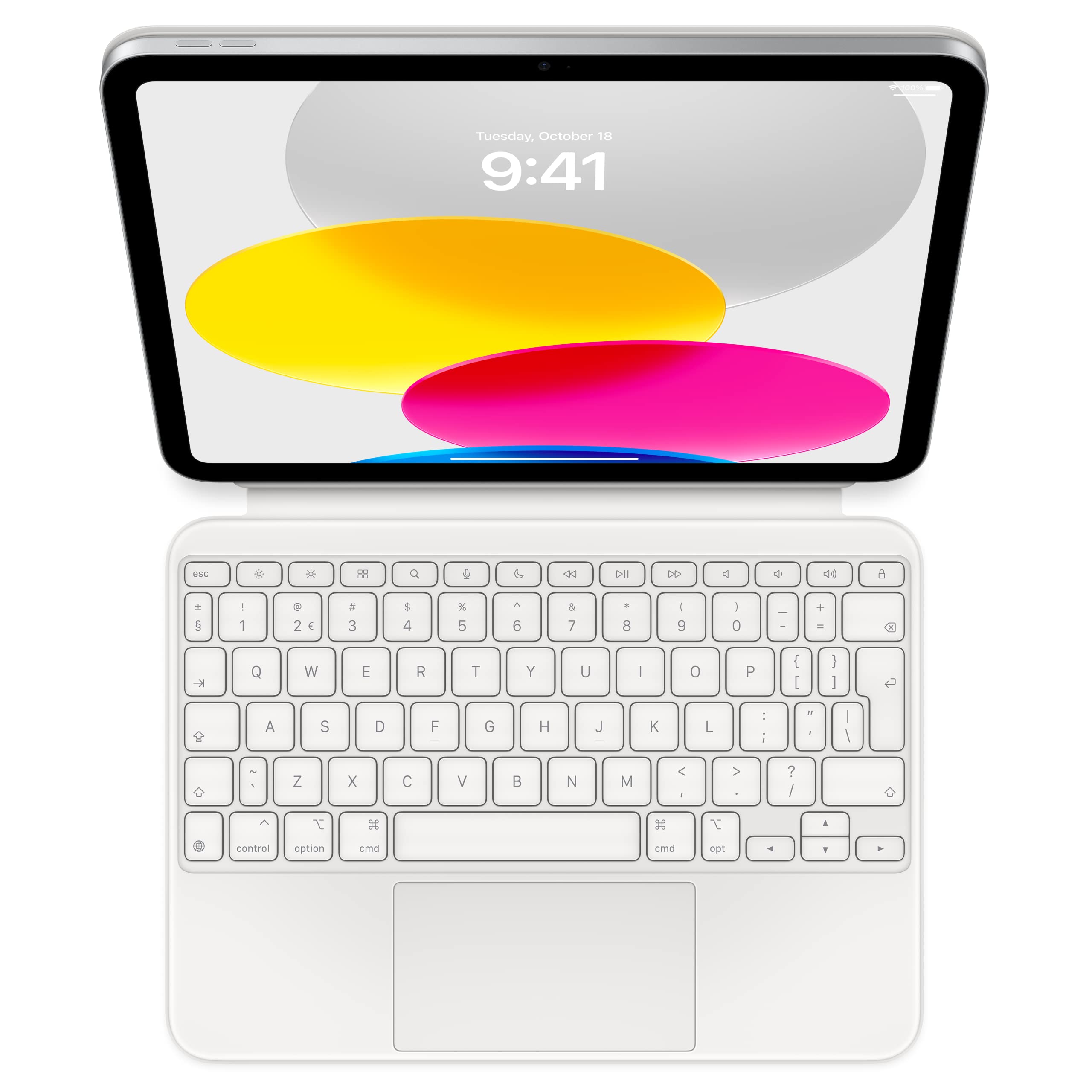 Apple Magic Keyboard Folio iPad 10 Tastatur Deutsch Trackpad