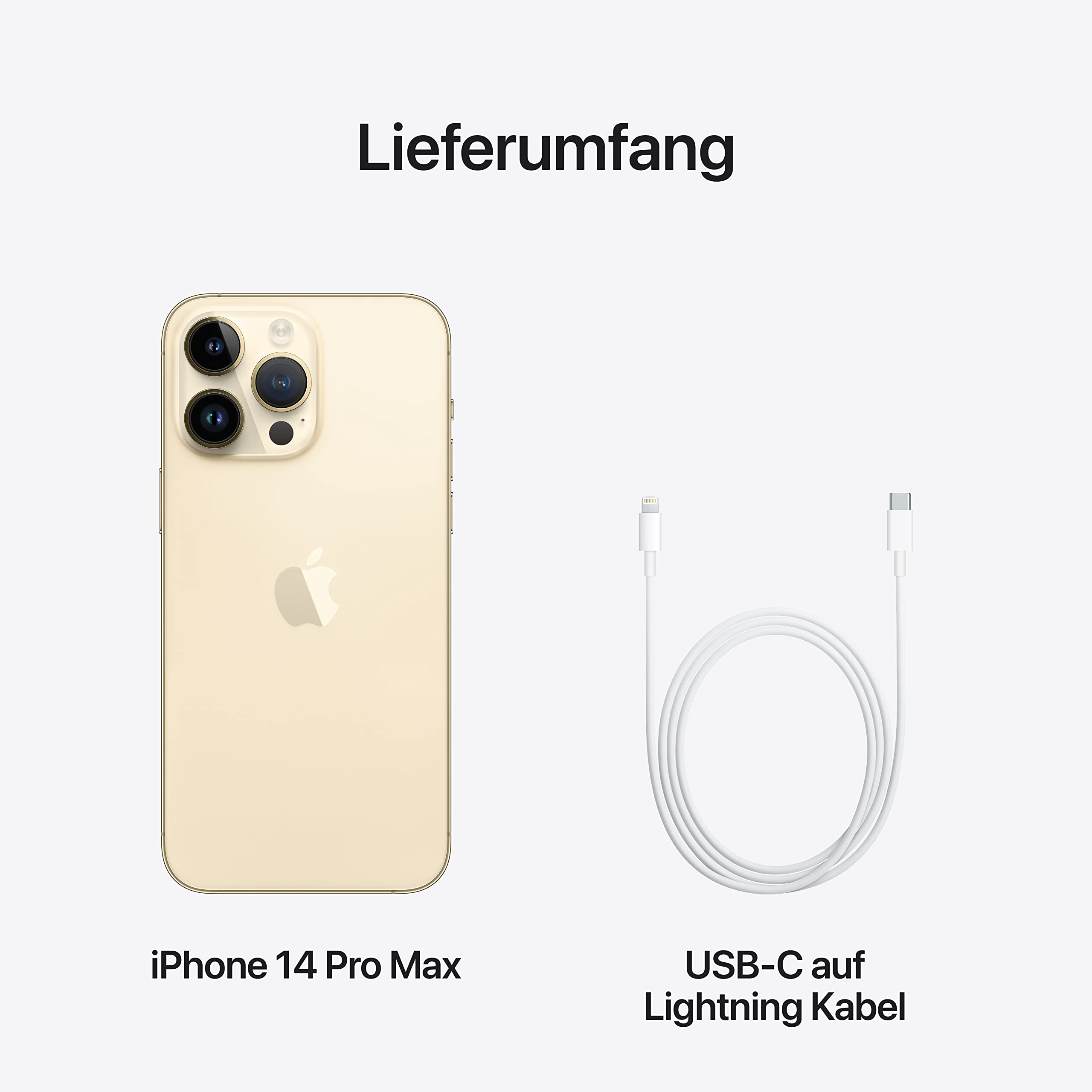 Apple iPhone 14 Pro Max Smartphone 256 GB Gold 48 MP