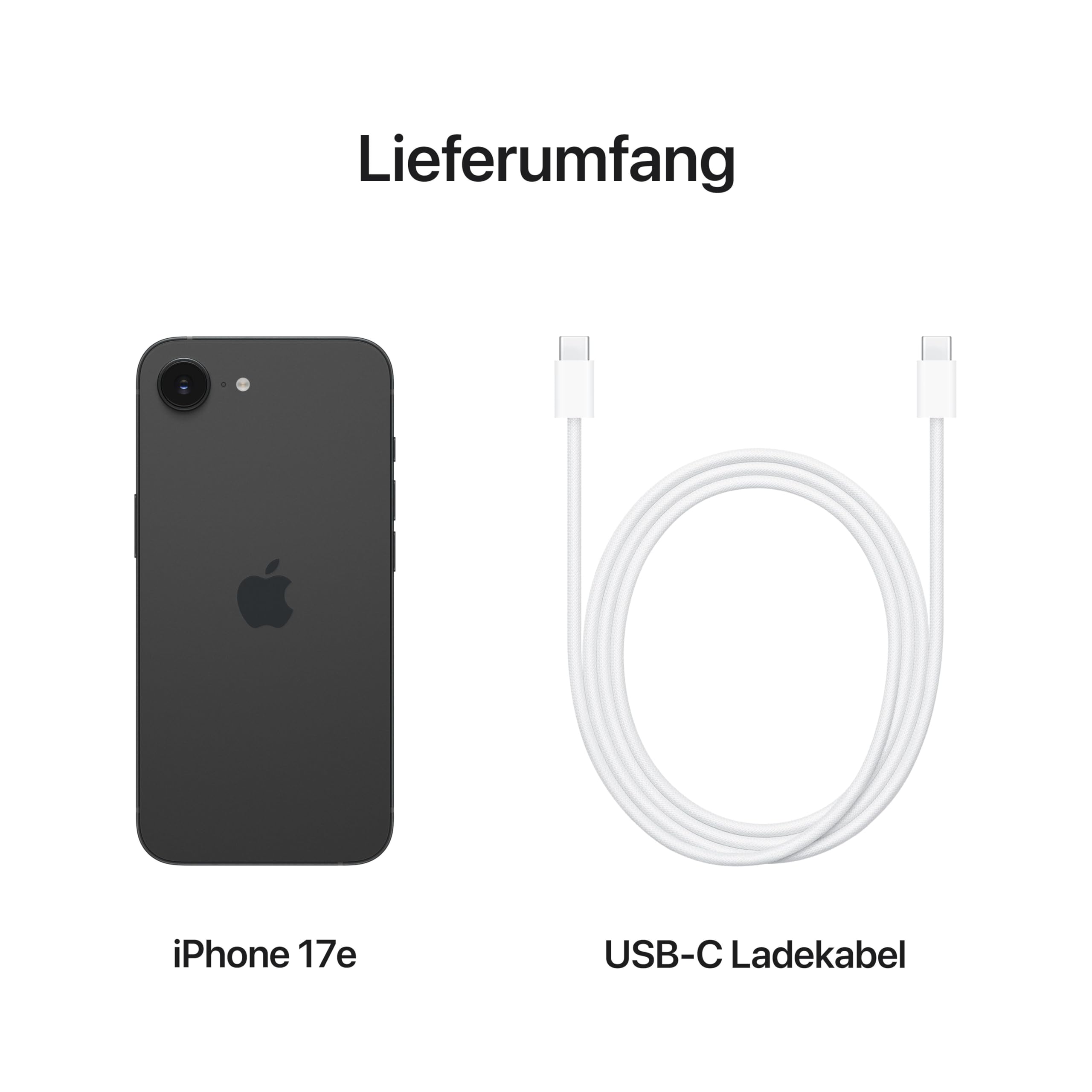 Apple iPhone 17e Smartphone 512GB Schwarz