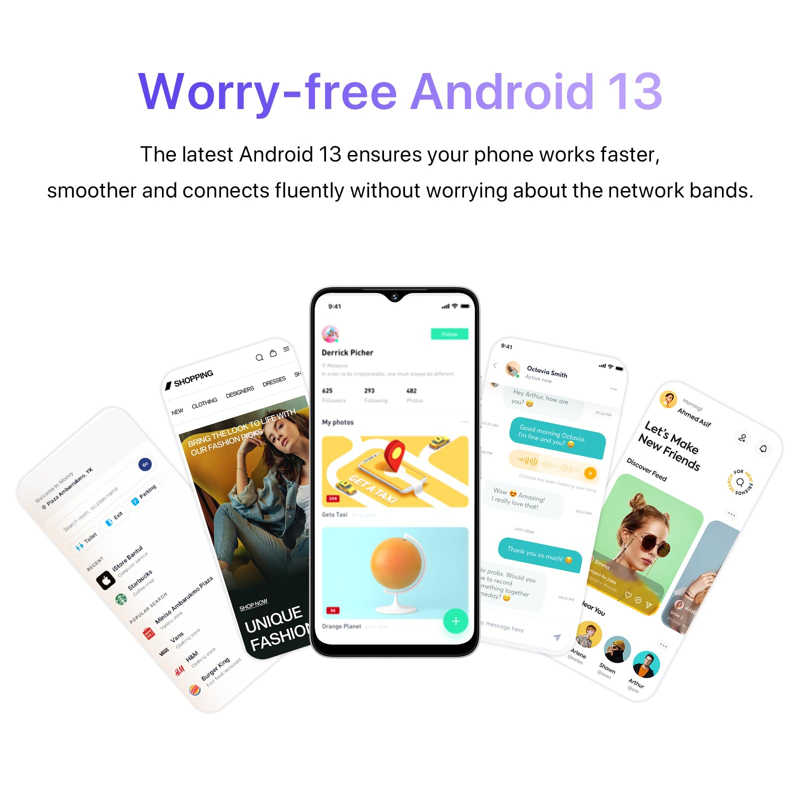 Umidigi G5A Handy ohne Vertrag 8GB+64GB Android 13