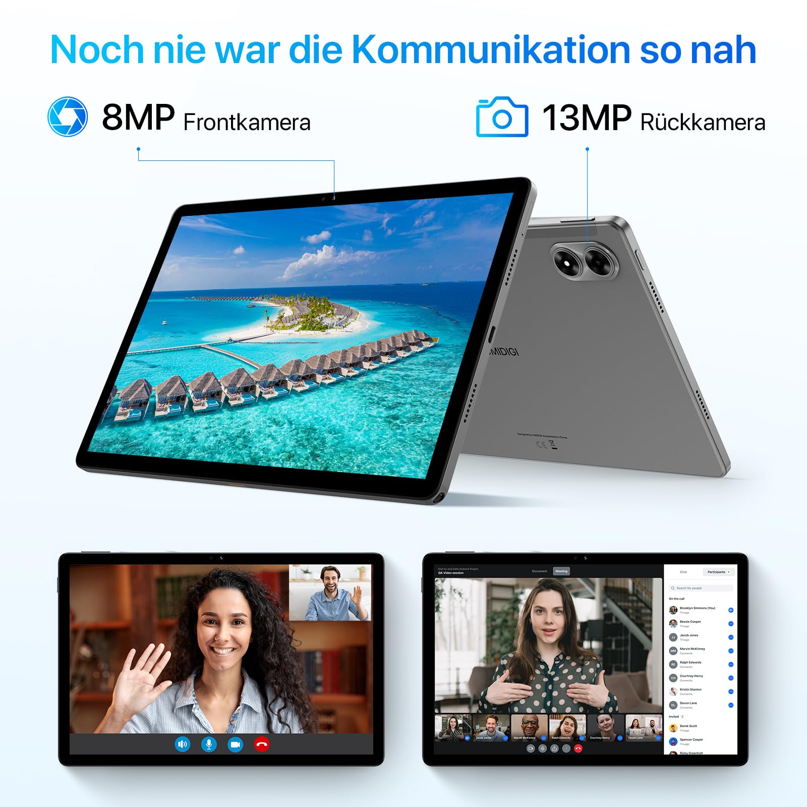 UMIDIGI G7 Tab Pro Tablet 11 Zoll 256GB Grau mit Stift