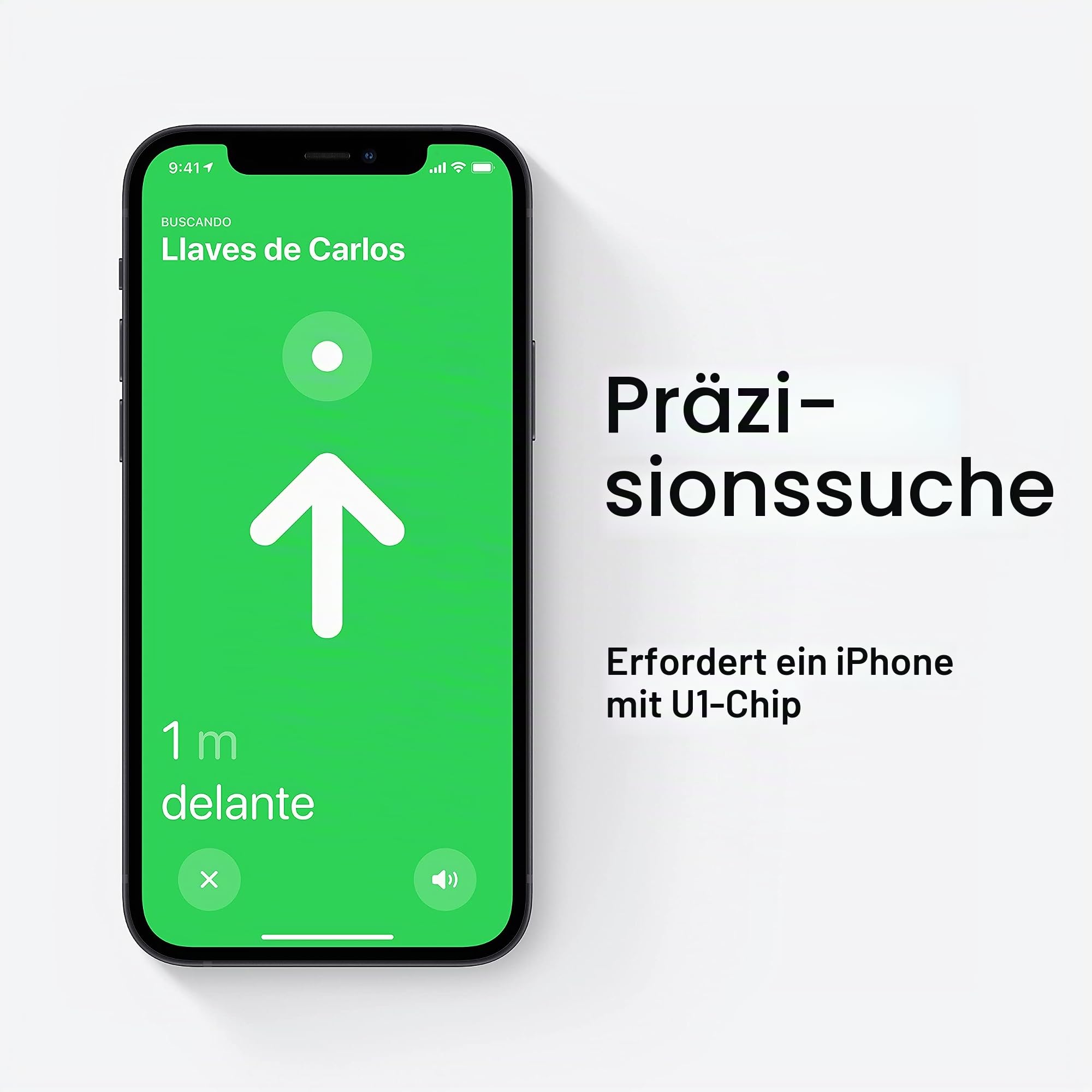 Apple AirTag Tracker einzeln Bluetooth Schlüsselfinder