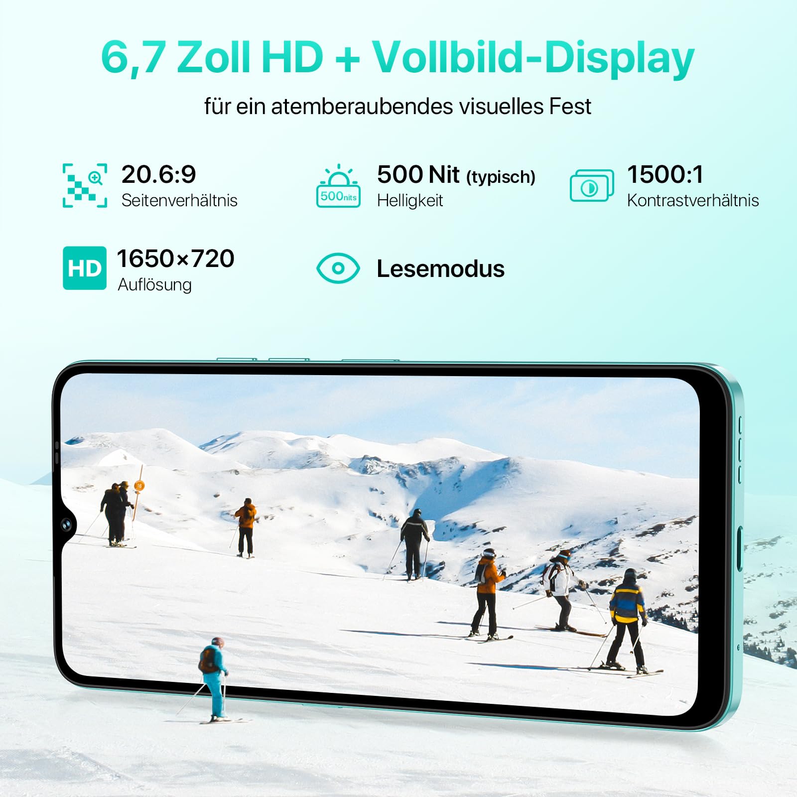 UMIDIGI A15C Smartphone 128GB 6,7 Zoll 48MP