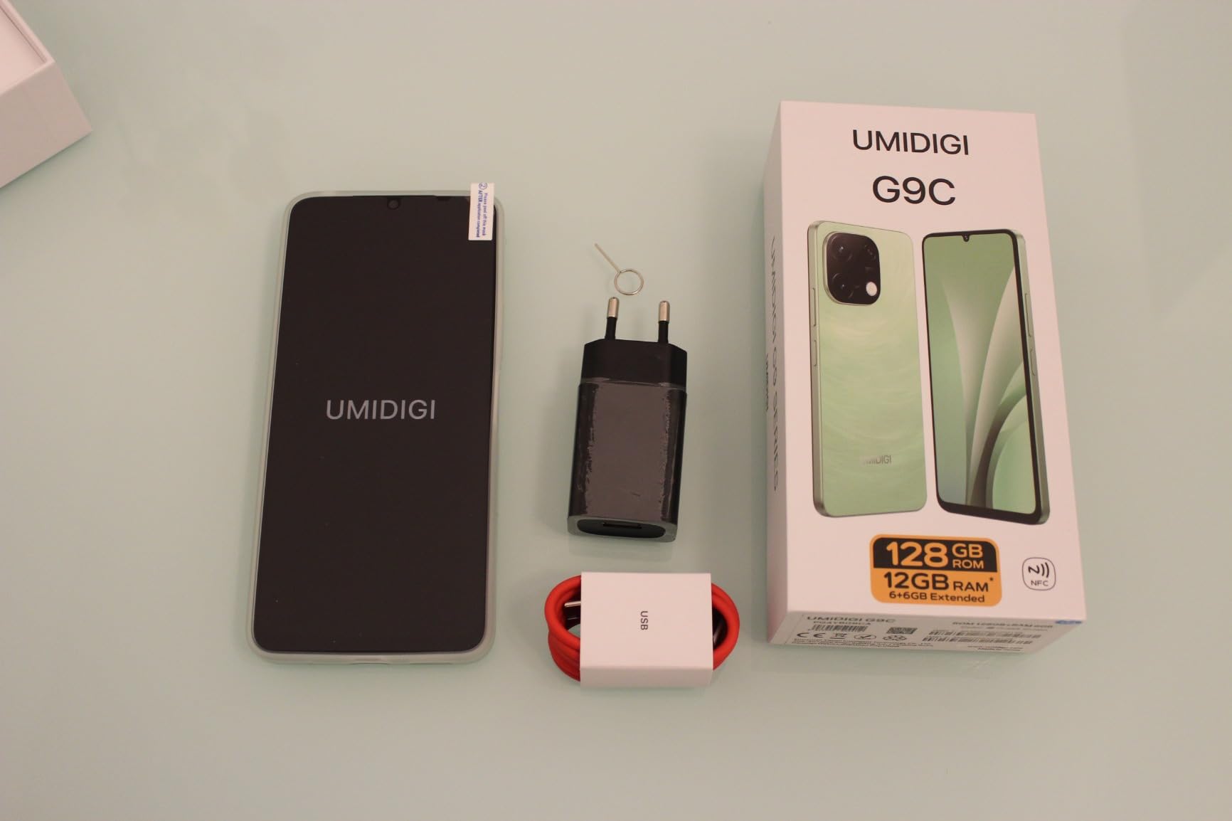 Umidigi G9C Smartphone 128GB Grün 50MP NFC
