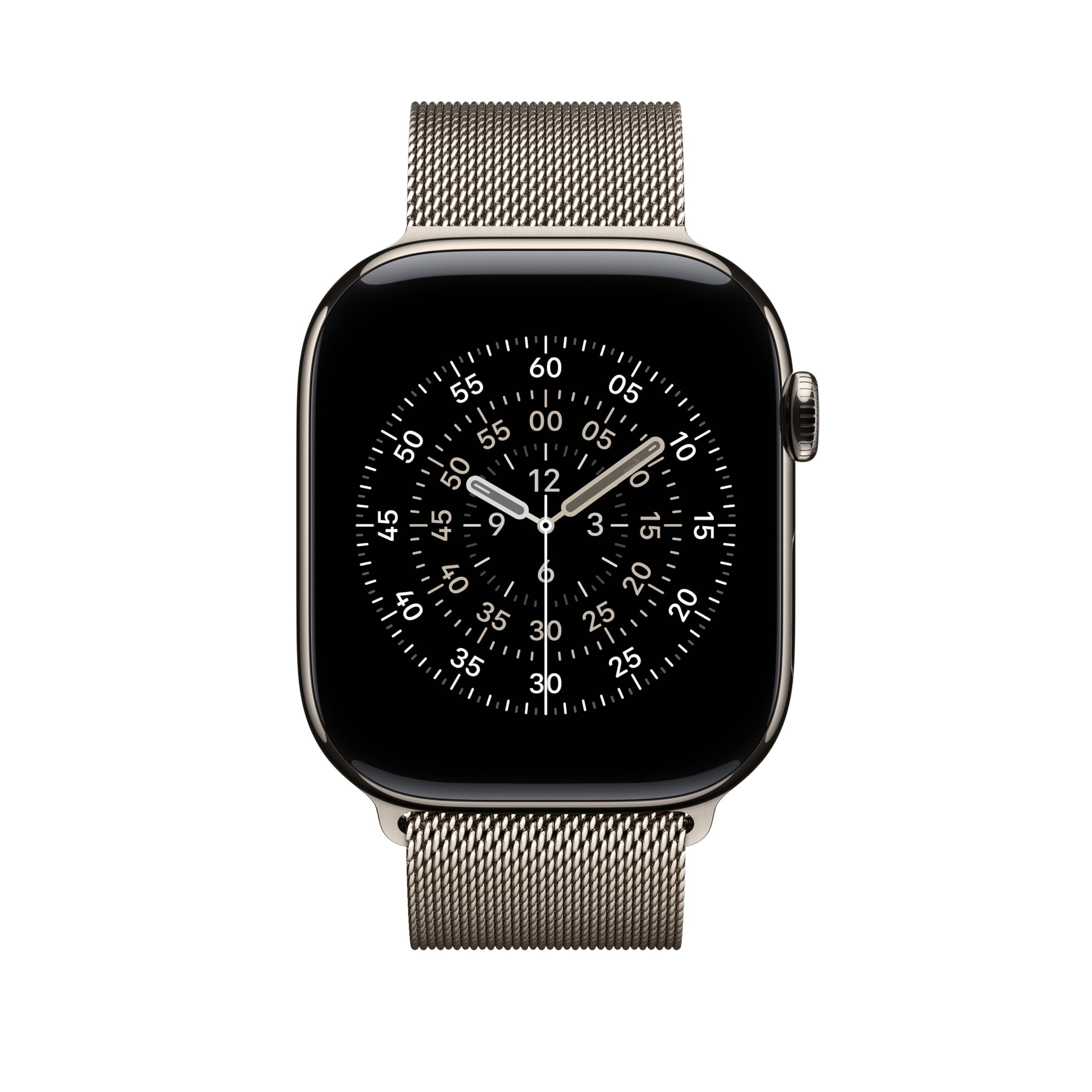 Apple Watch Milanaise Armband 46mm Natur S/M Edelstahl