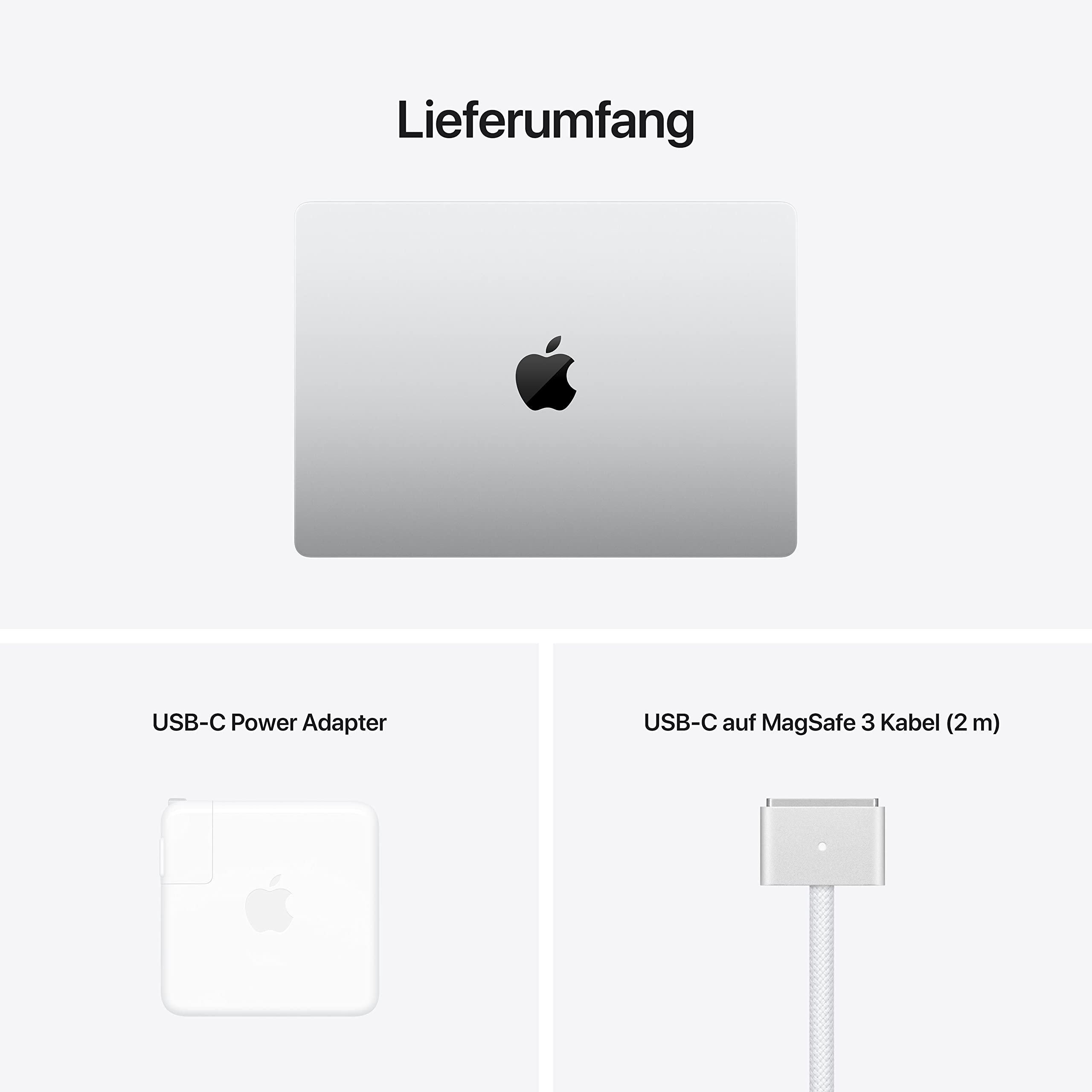 Apple MacBook Pro 14 M1 Pro 16GB 512GB Laptop Silber