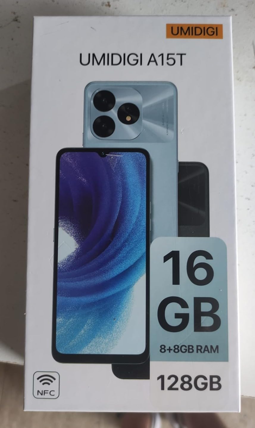 UMIDIGI A15T Smartphone 16GB/128GB Schwarz 64MP NFC