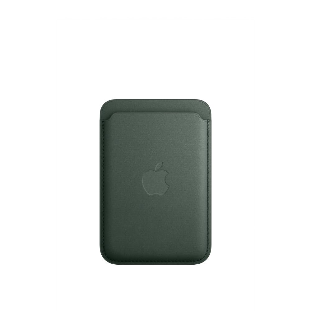 Apple iPhone Feingewebe Wallet mit MagSafe Kartenetui Immergrün