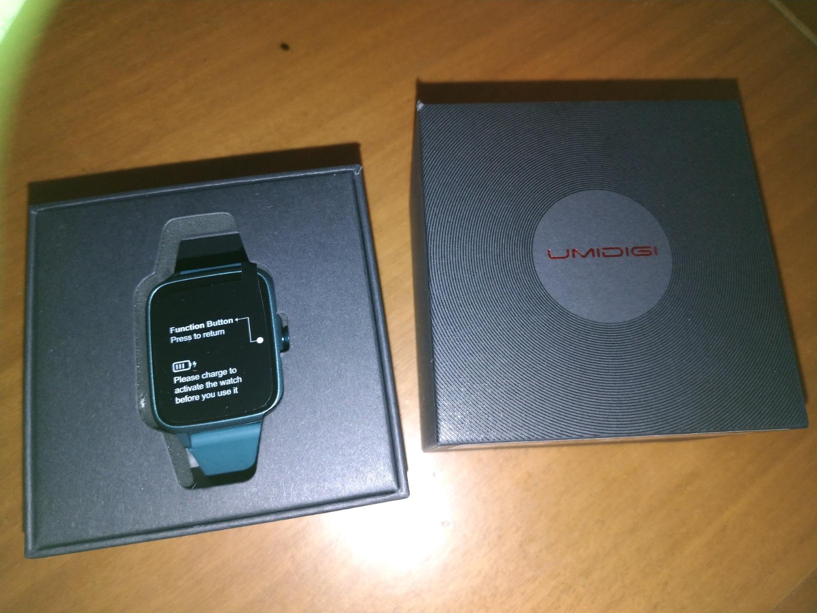 UMIDIGI Uwatch 5S Smartwatch Schwarz 1,7 Zoll 5ATM