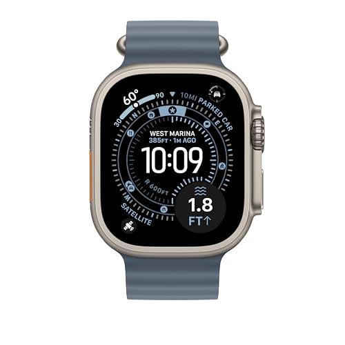 Apple Watch Ocean Band Verlängerung 49mm Maritimblau XL