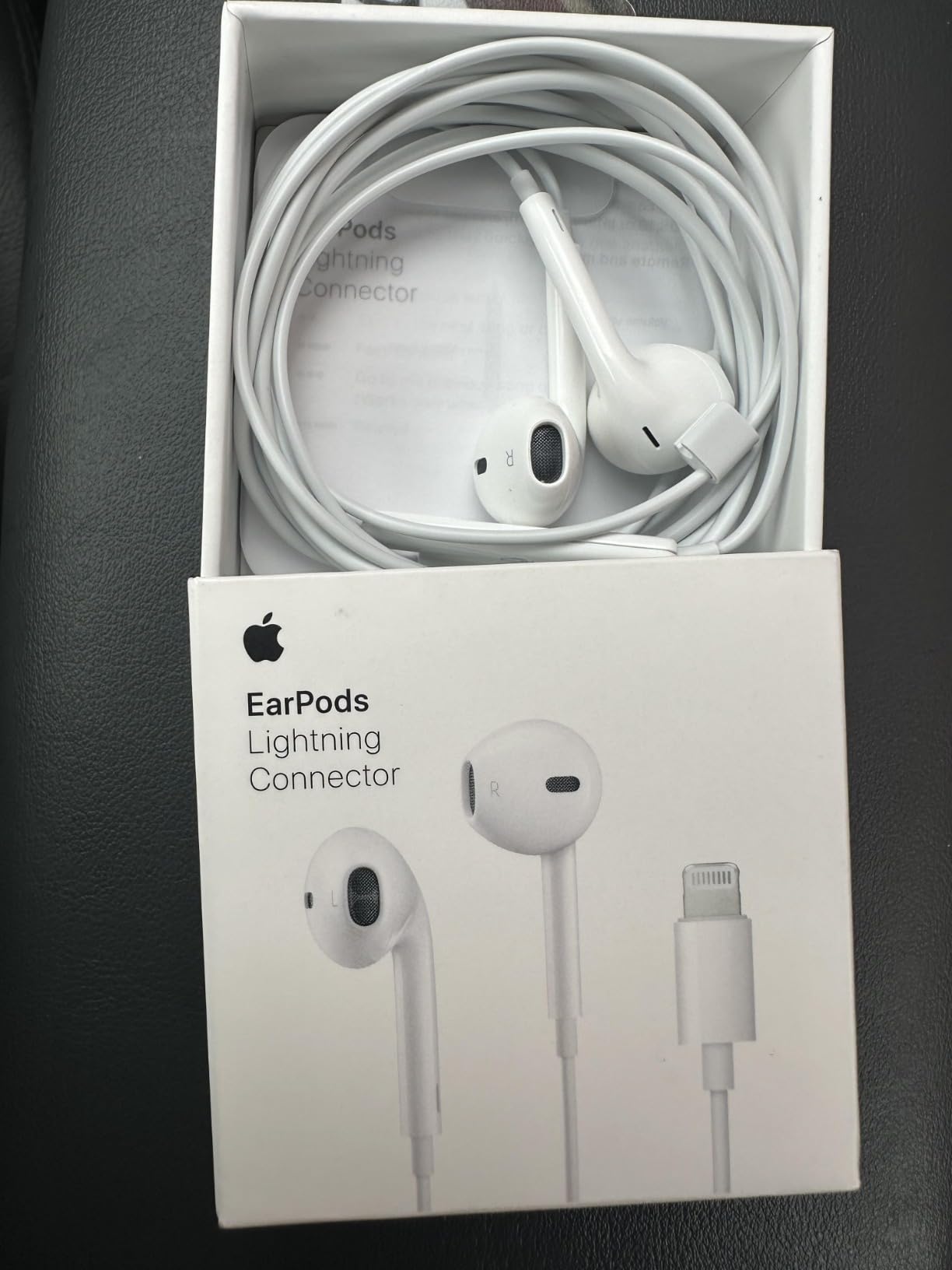 Apple EarPods Kopfhörer Lightning Weiß kabelgebunden