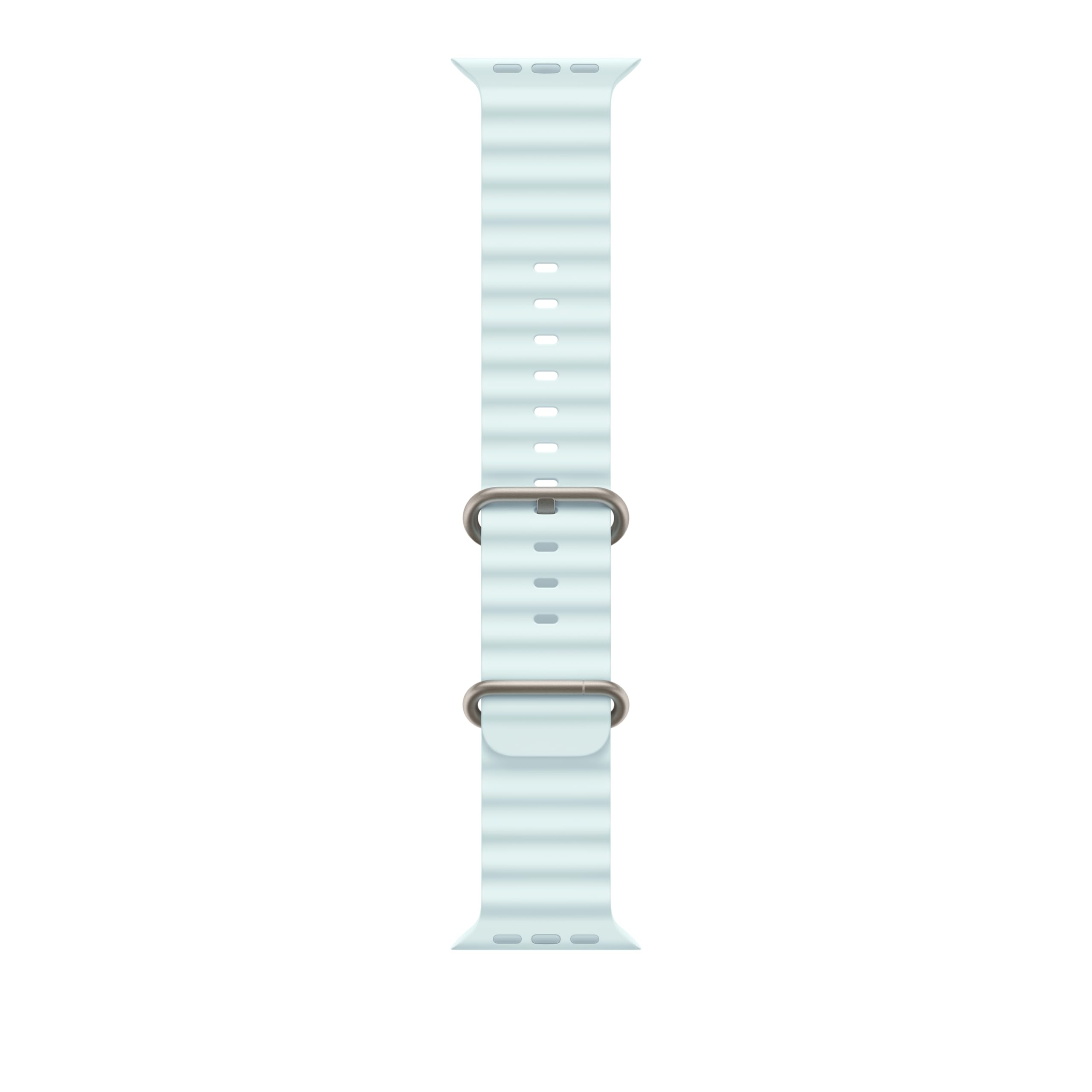 Apple Watch Ocean Band 49 mm Armband Kristallblau Elastomer