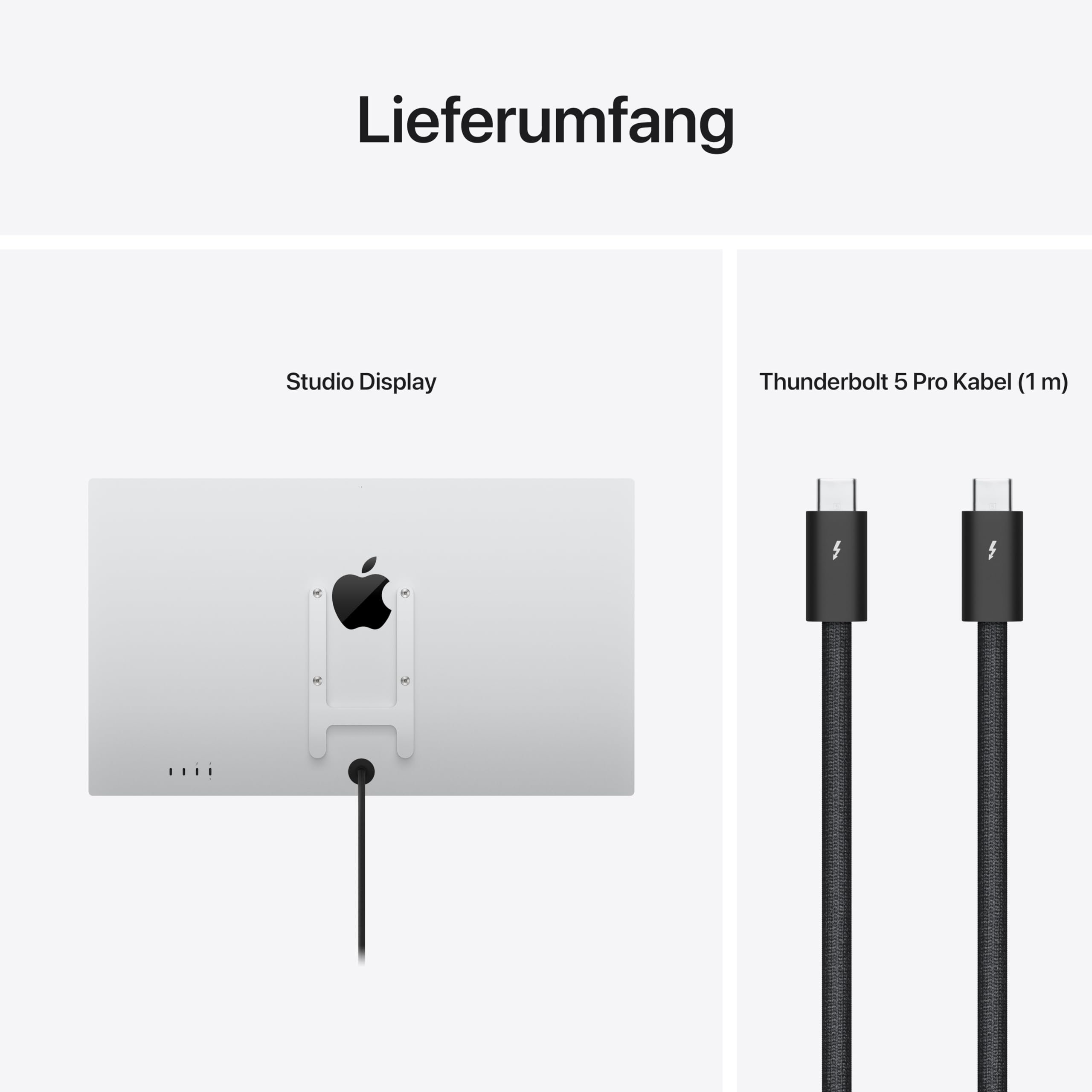 Apple Studio Display 27 5K Monitor Nanotexturglas neigbar