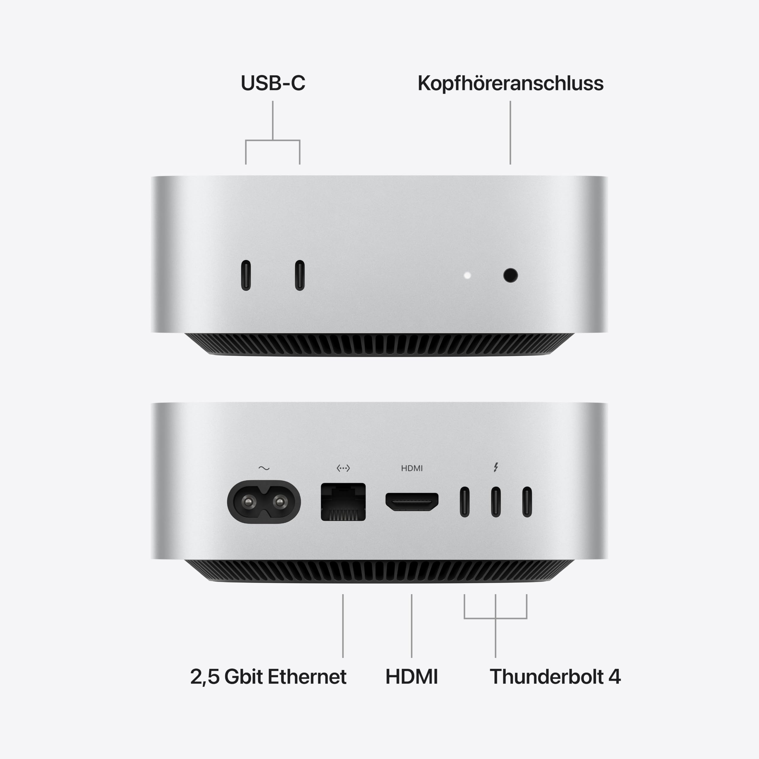 Apple Mac mini M6 512GB Silber Mini-PC 16GB RAM