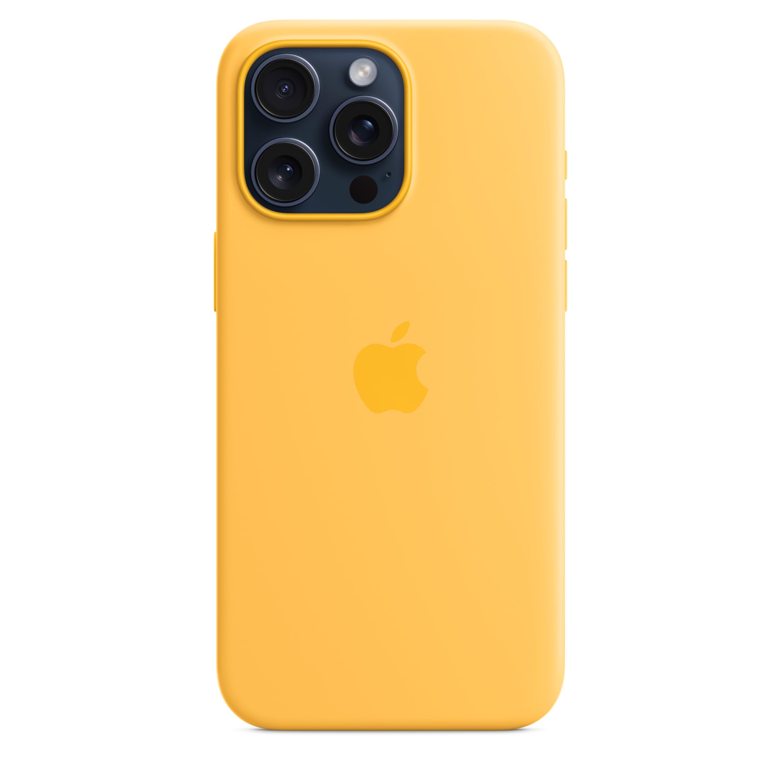 Apple iPhone 15 Pro Max Silikon Case MagSafe Warmgelb