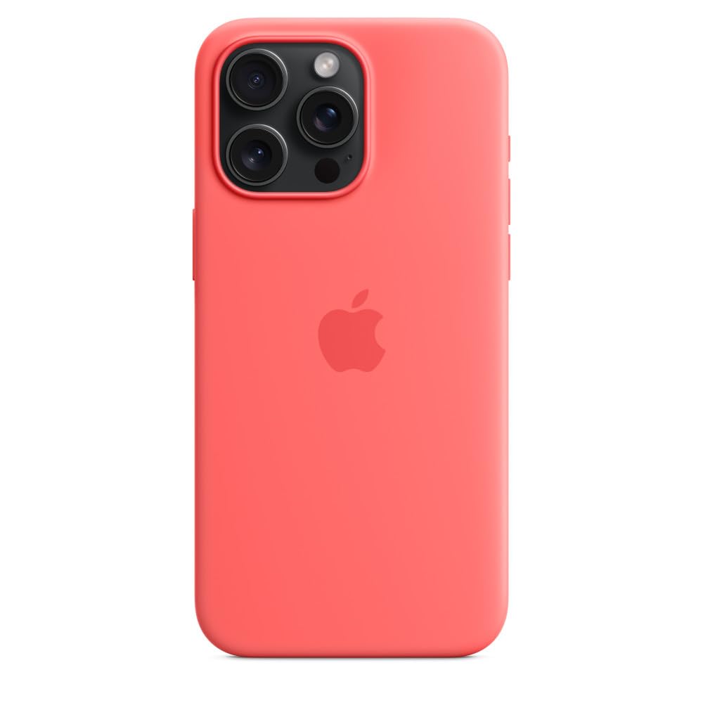 Apple iPhone 15 Pro Max Silikon Case Guave mit MagSafe